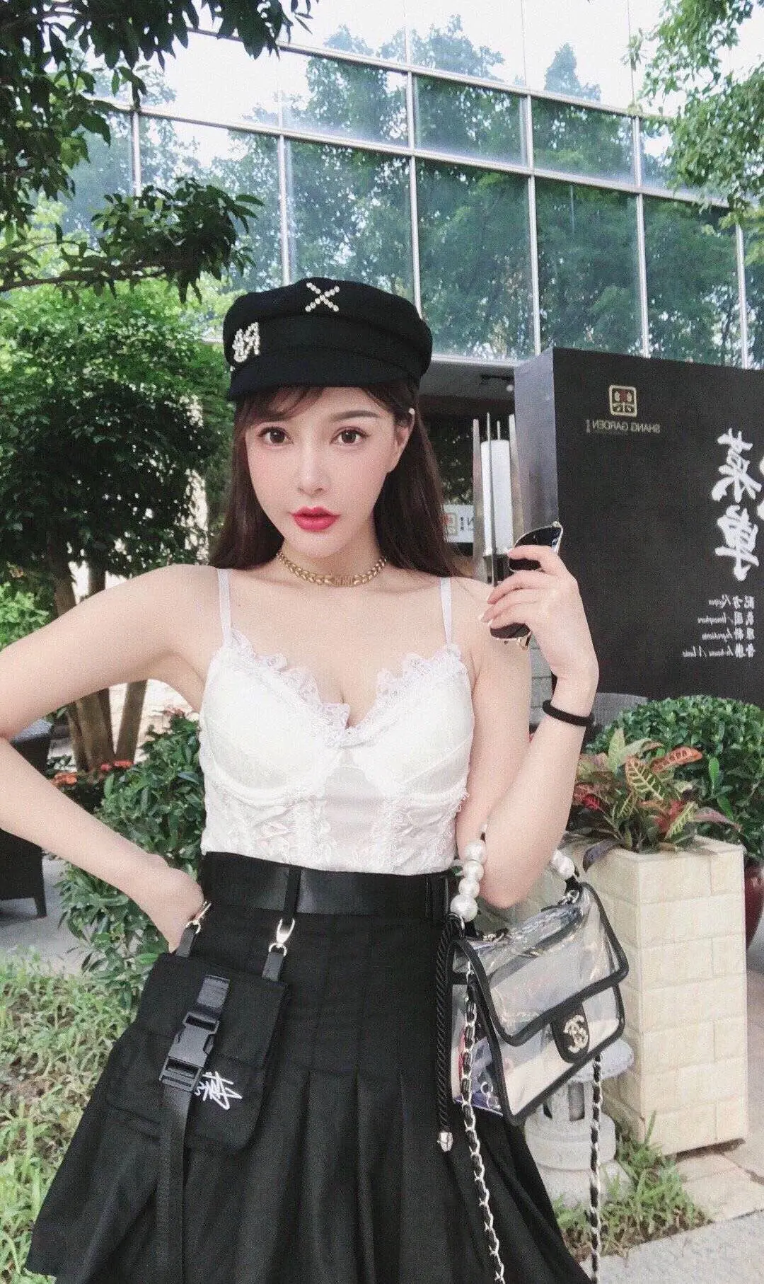디올 보리 수수깃털 모티브 목걸이 상세 이미지 4