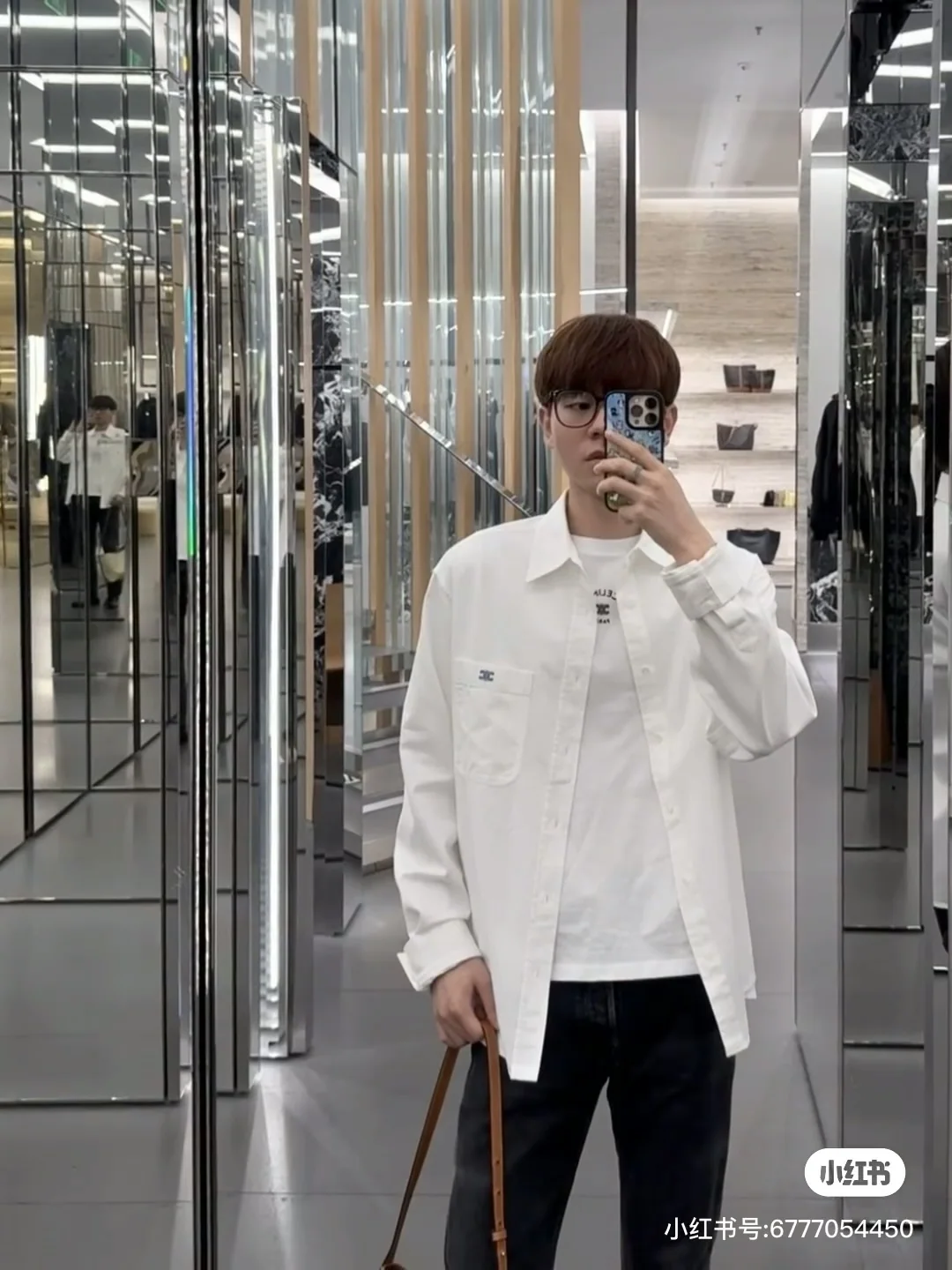 셀린느 버튼다운 여성 셔츠 상세 이미지 5