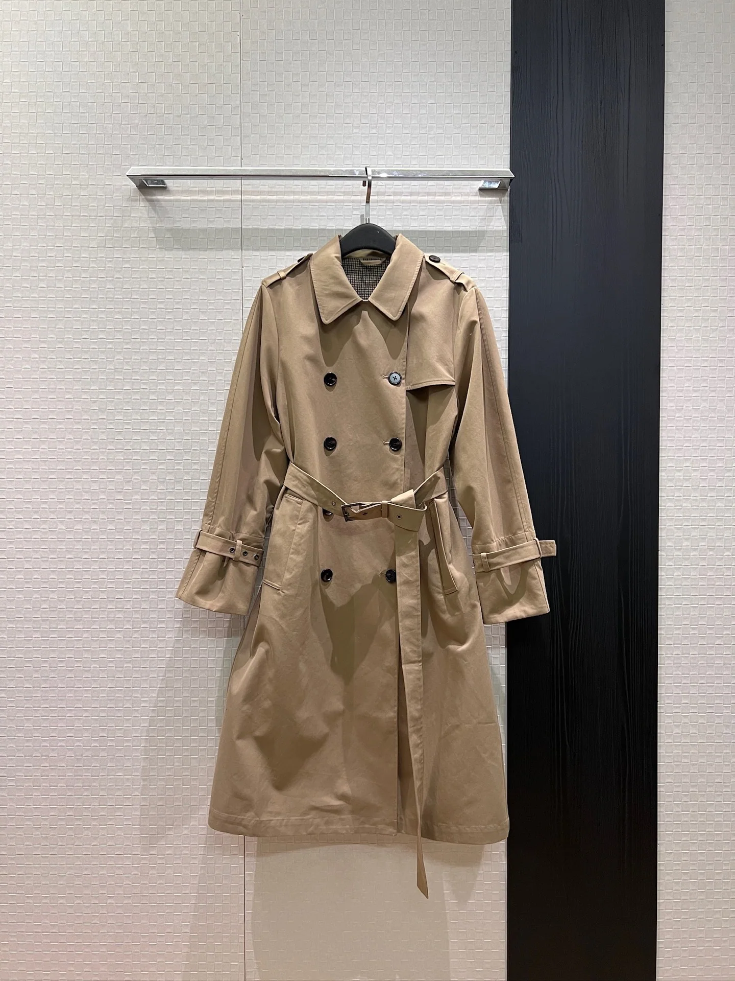 브루넬로쿠치넬리 더블 브레스티드 롱 트렌치코트 자켓 149384