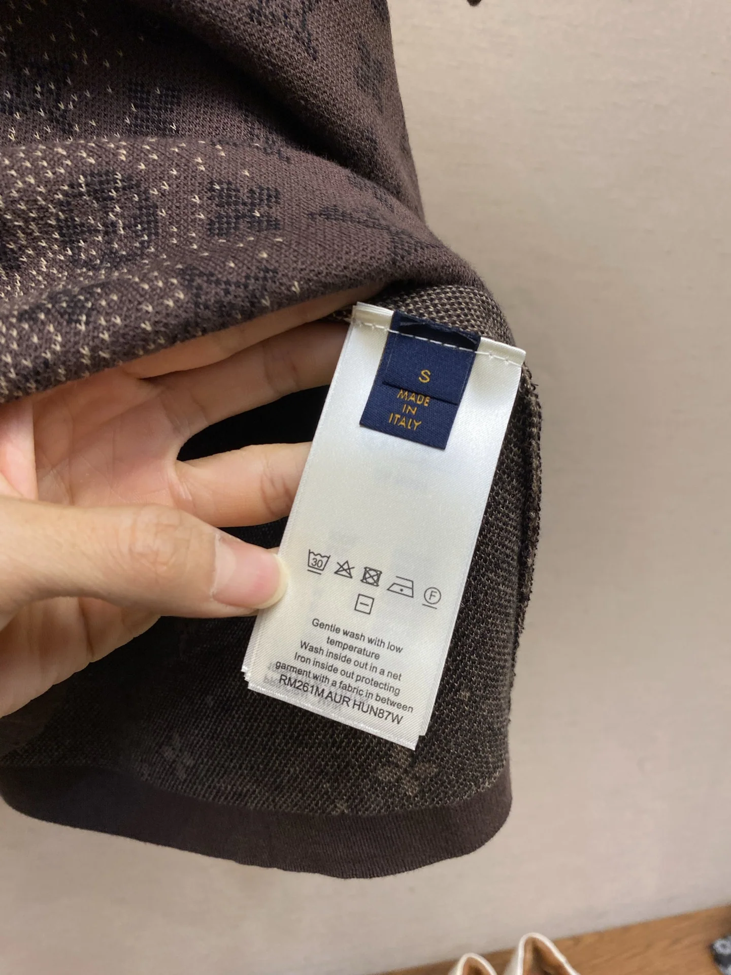 루이비통 모노그램 자카드 반팔 크루넥 티셔츠 2152 상세 이미지 6
