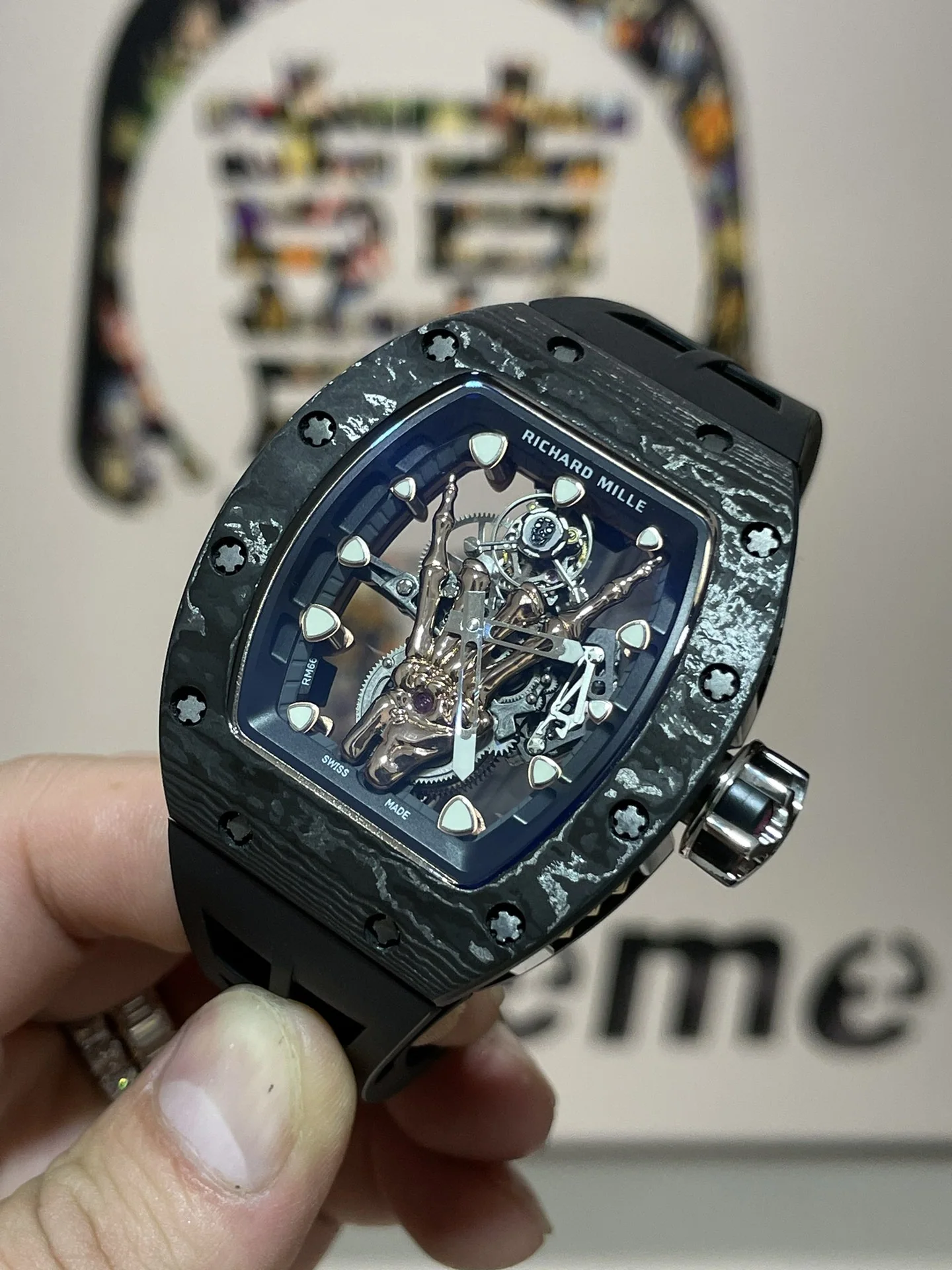 리차드밀 RM066 투르비용 NTPT 카본 TPT 카본 남성 시계 레플리카 44894 Richard Mille 상세 이미지 3