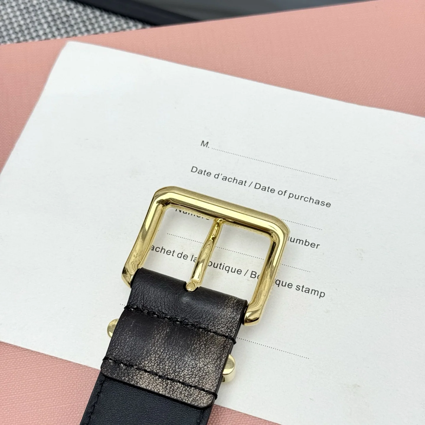 미우미우 벨트 57912 Miu Miu Belt 상세 이미지 9