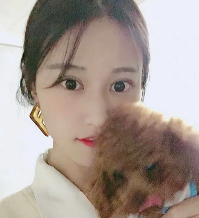 펜디 호피 무늬 오렌지 스터드 귀걸이 상세 이미지 5