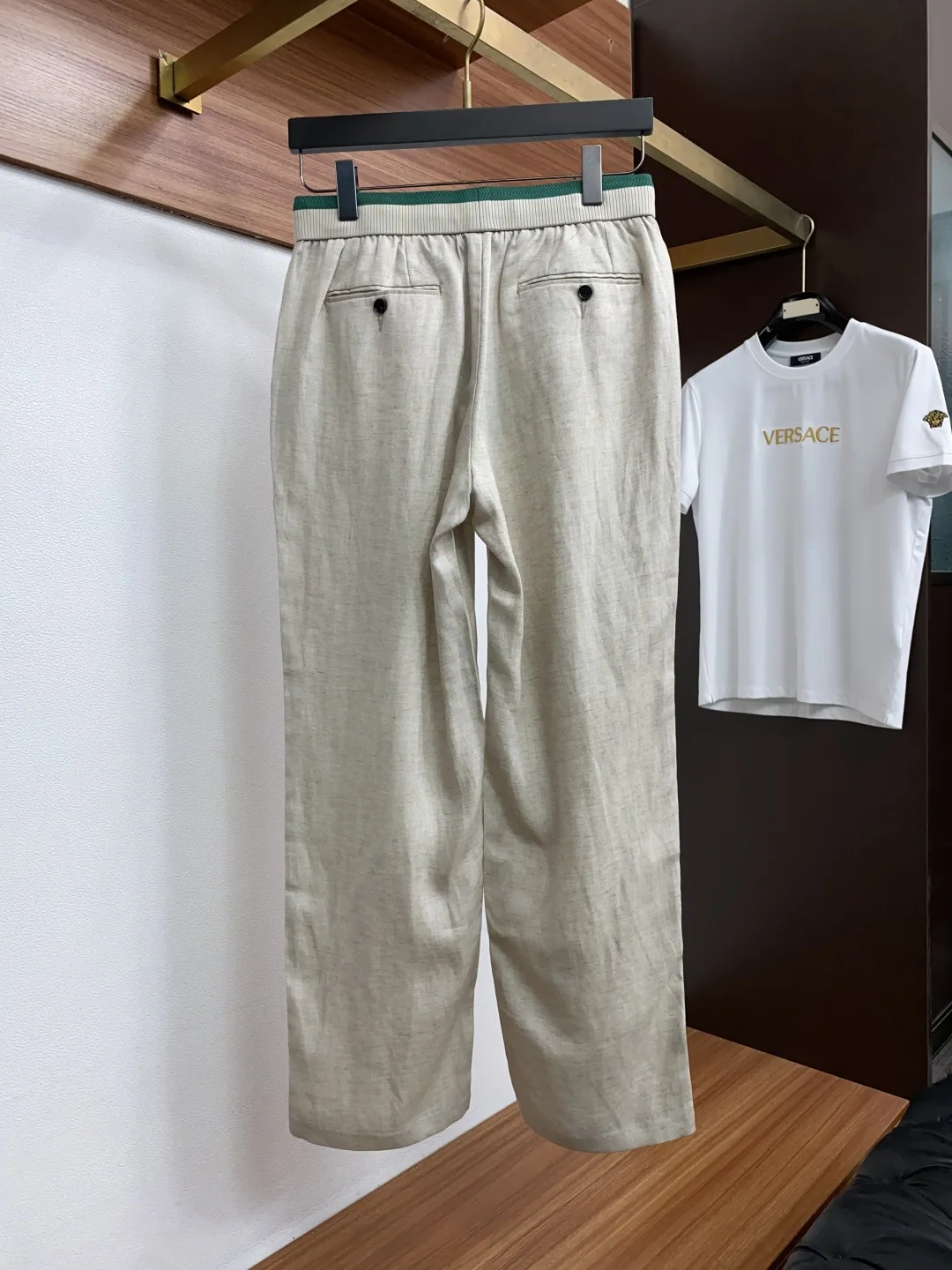 로로피아나 린넨 스트레이트 남성 바지 상세 이미지 8