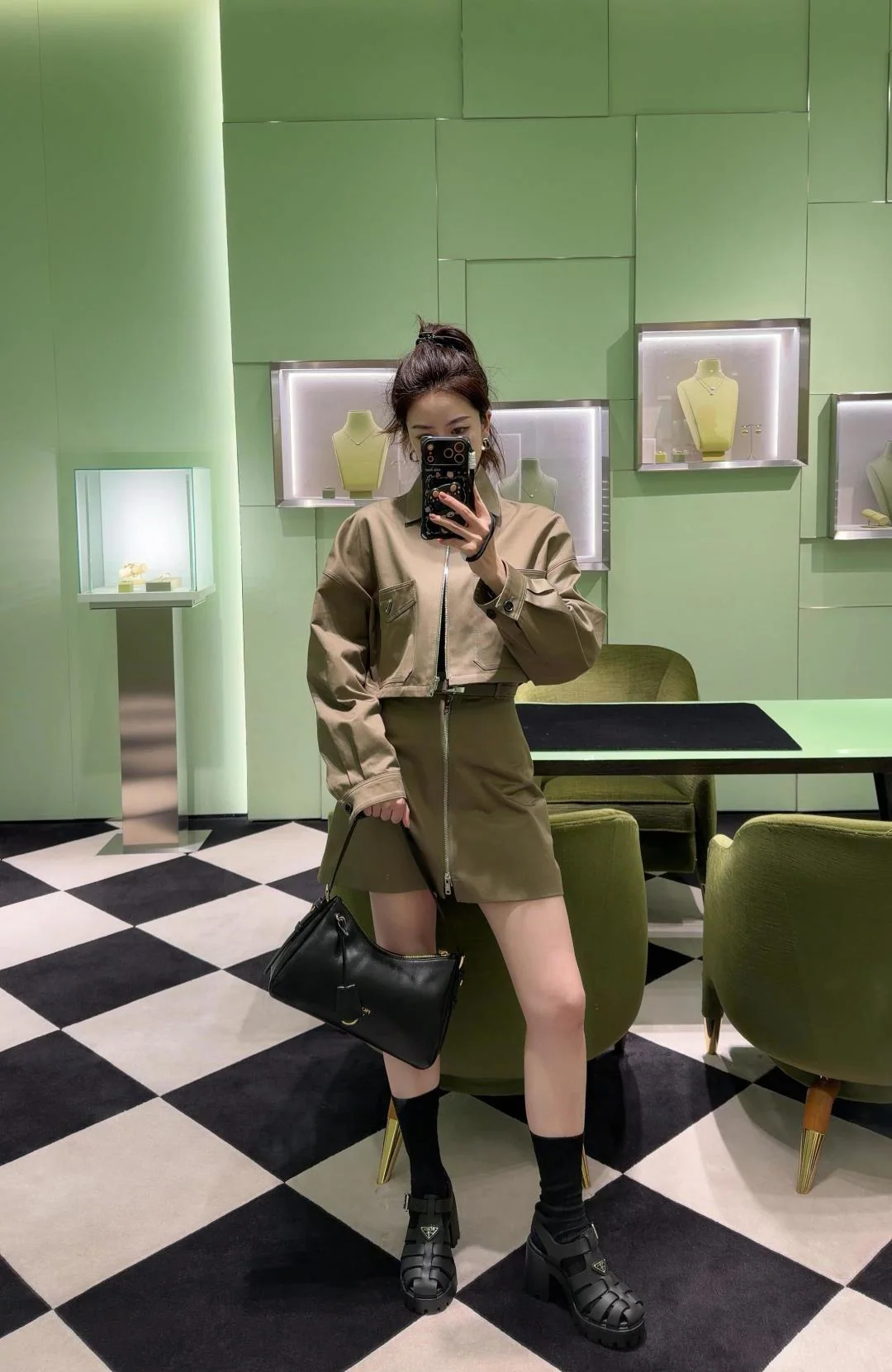 프라다 여성 반팔 티셔츠 상세 이미지 6