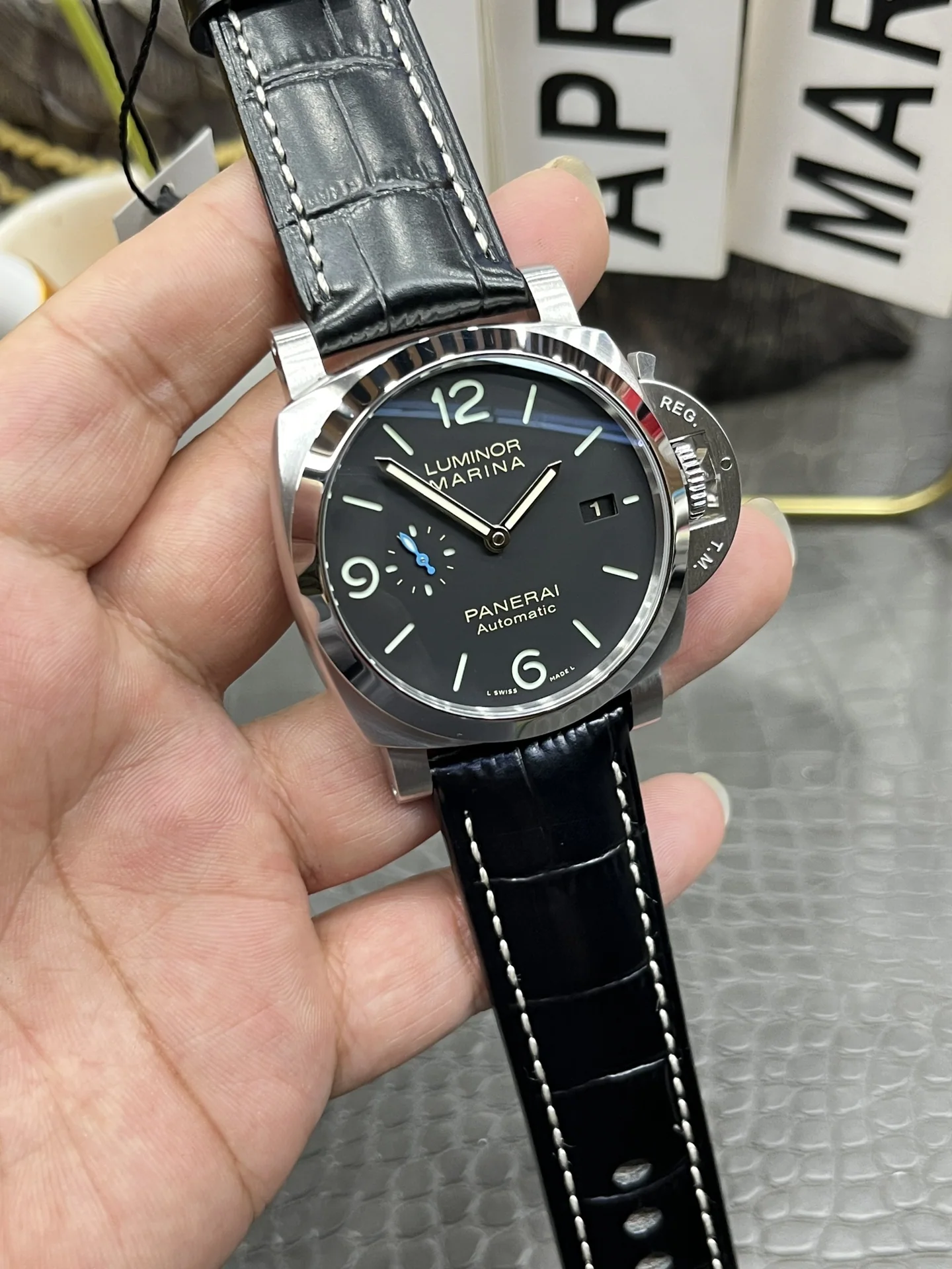 파네라이 PAM9010 자동 시계 상세 이미지 4