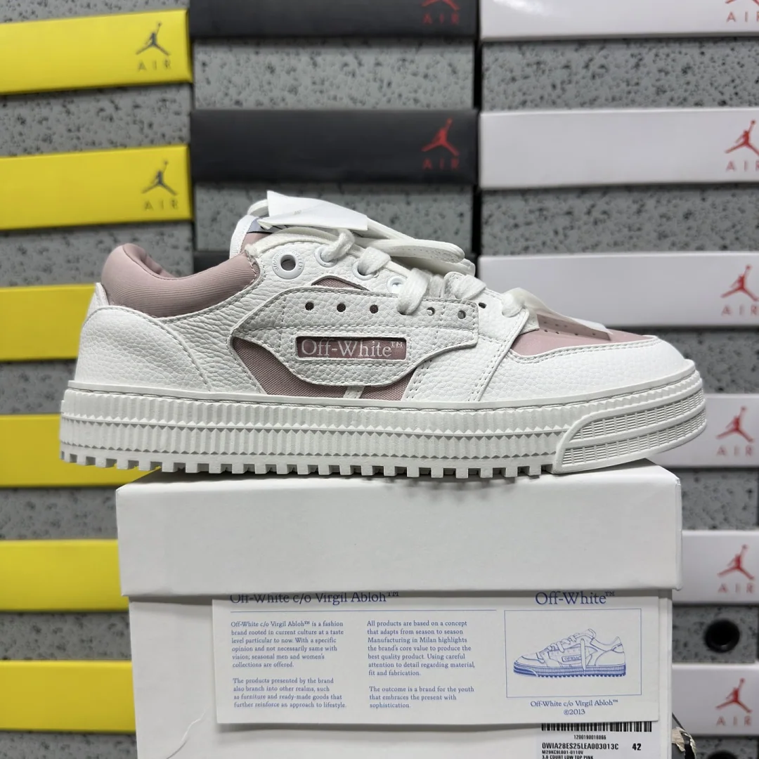오프화이트 3.0 오프 코트 로우 화이트 핑크 202510 Off White 3.0 Off Court Low