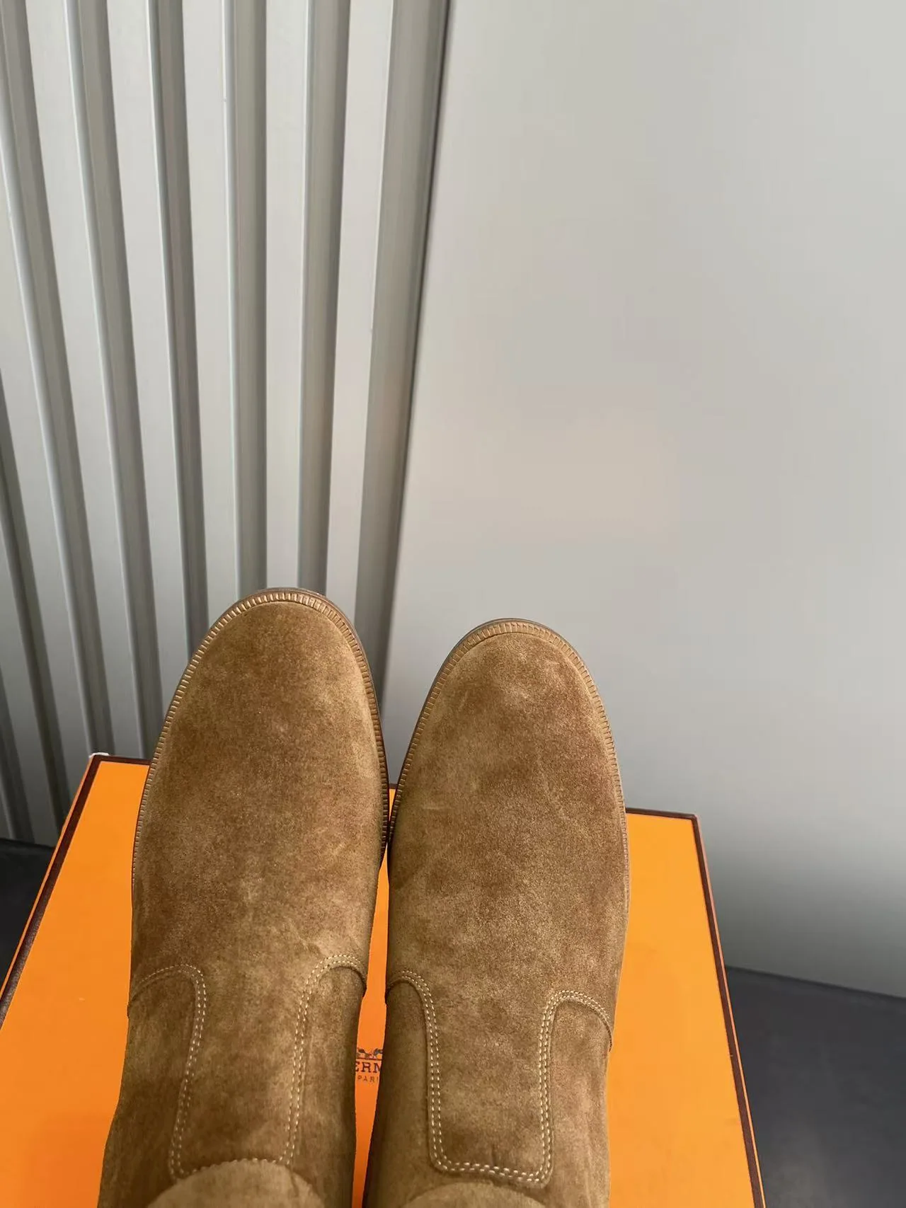 에르메스 켈리 버클 청키 힐 앵클 부츠 상세 이미지 4