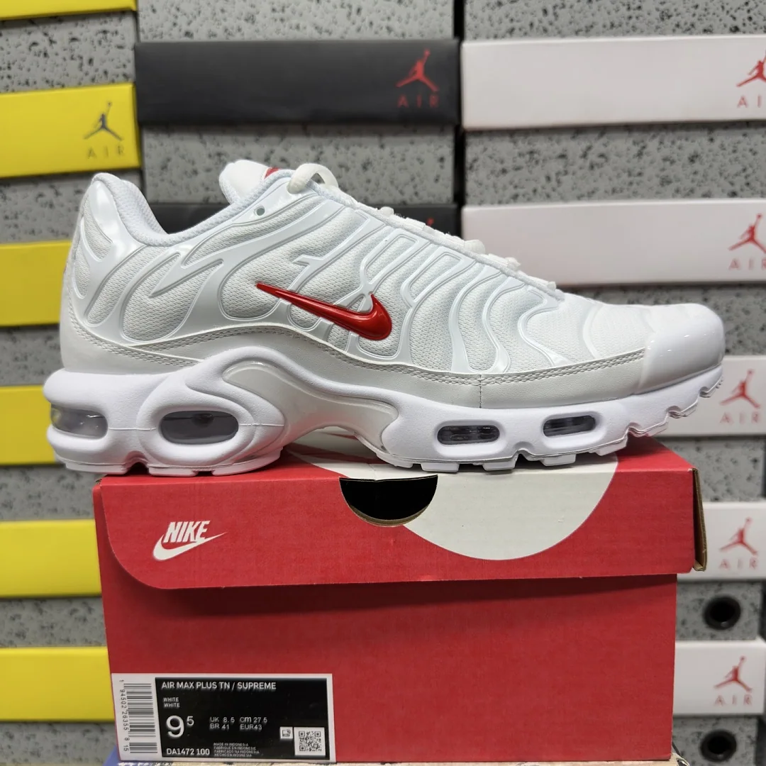 나이키 [TK] 에어 맥스 플러스 DA1472-100 201977 Nike Air Max Plus Supreme White