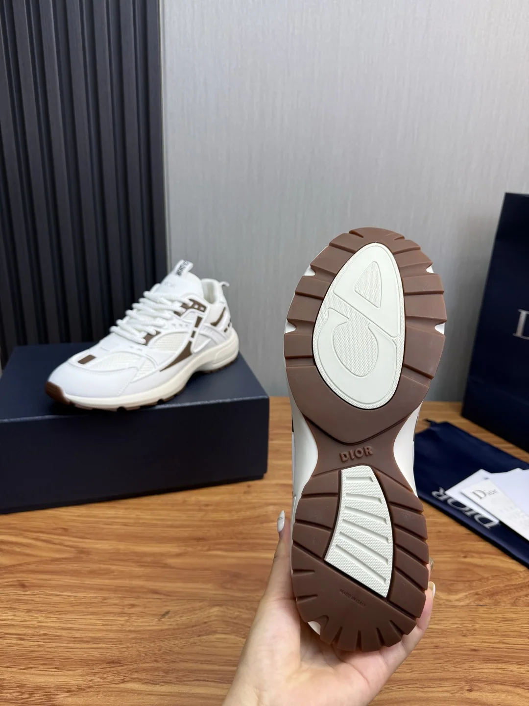 디올 남성용 캐주얼 스니커즈 상세 이미지 9