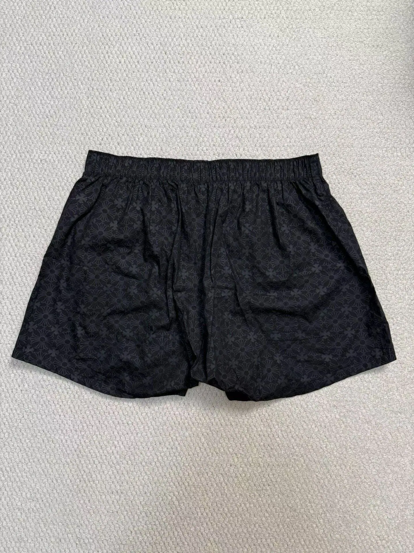 크롬하츠 다크 크로스 패턴 여성 비치 반바지 상세 이미지 2