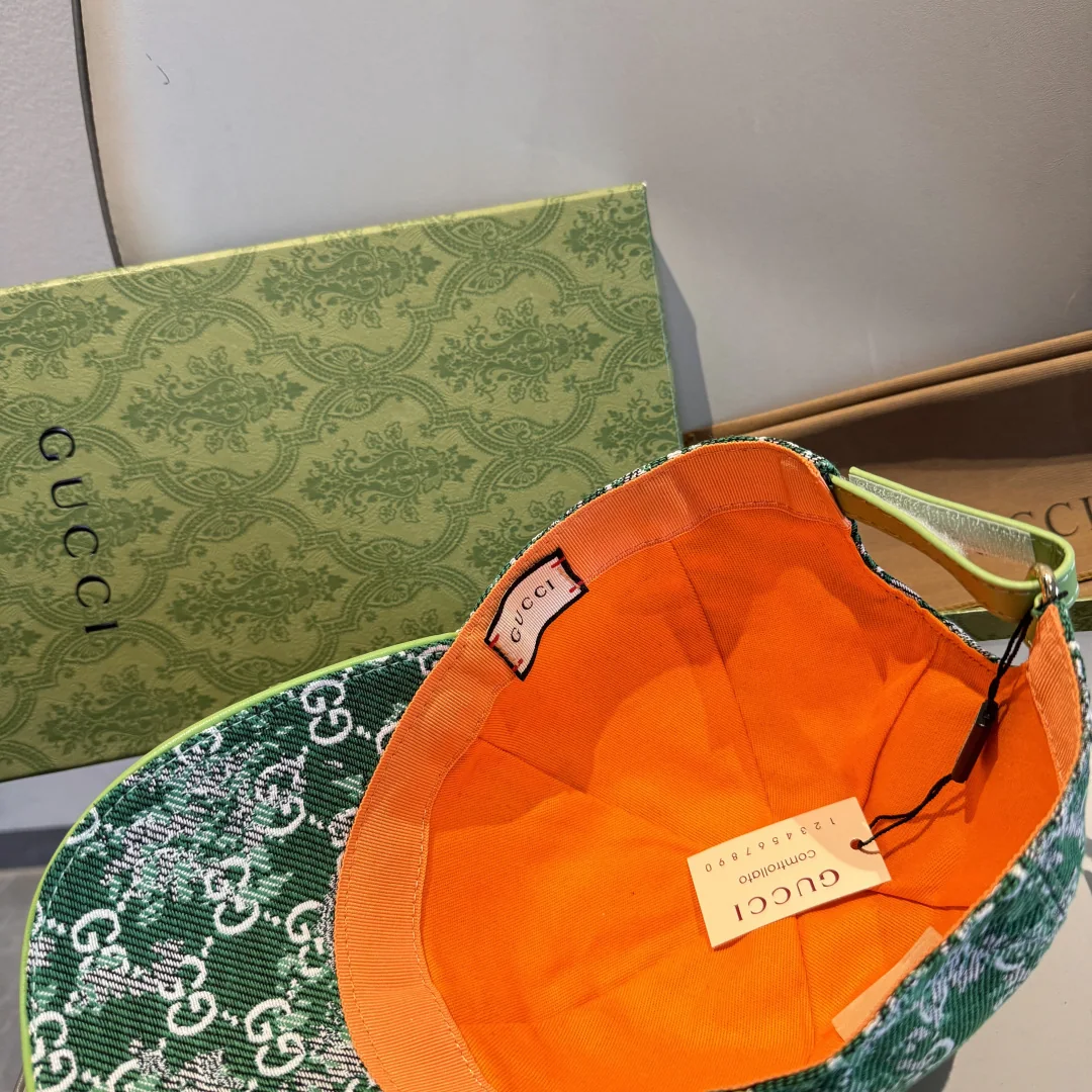 구찌 더블 G 데님 자카드 베이스볼캡 상세 이미지 7