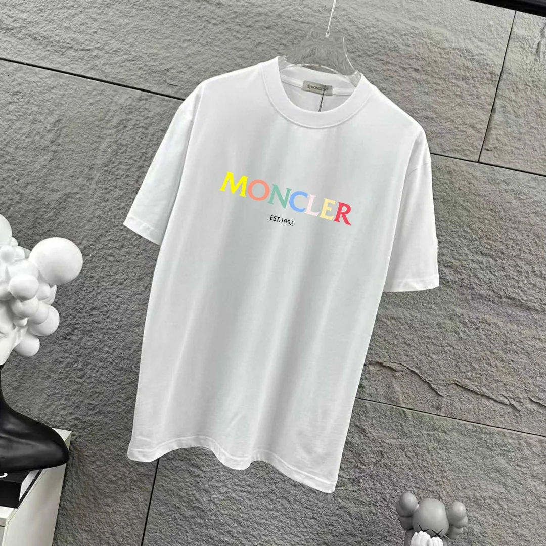 몽클레어 남여공용 더블 얀 코튼 반팔 티셔츠 상세 이미지 2