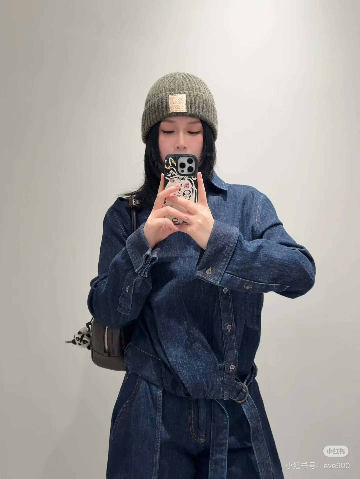 로에베 워시드 데님 크롭 자켓 상세 이미지 2