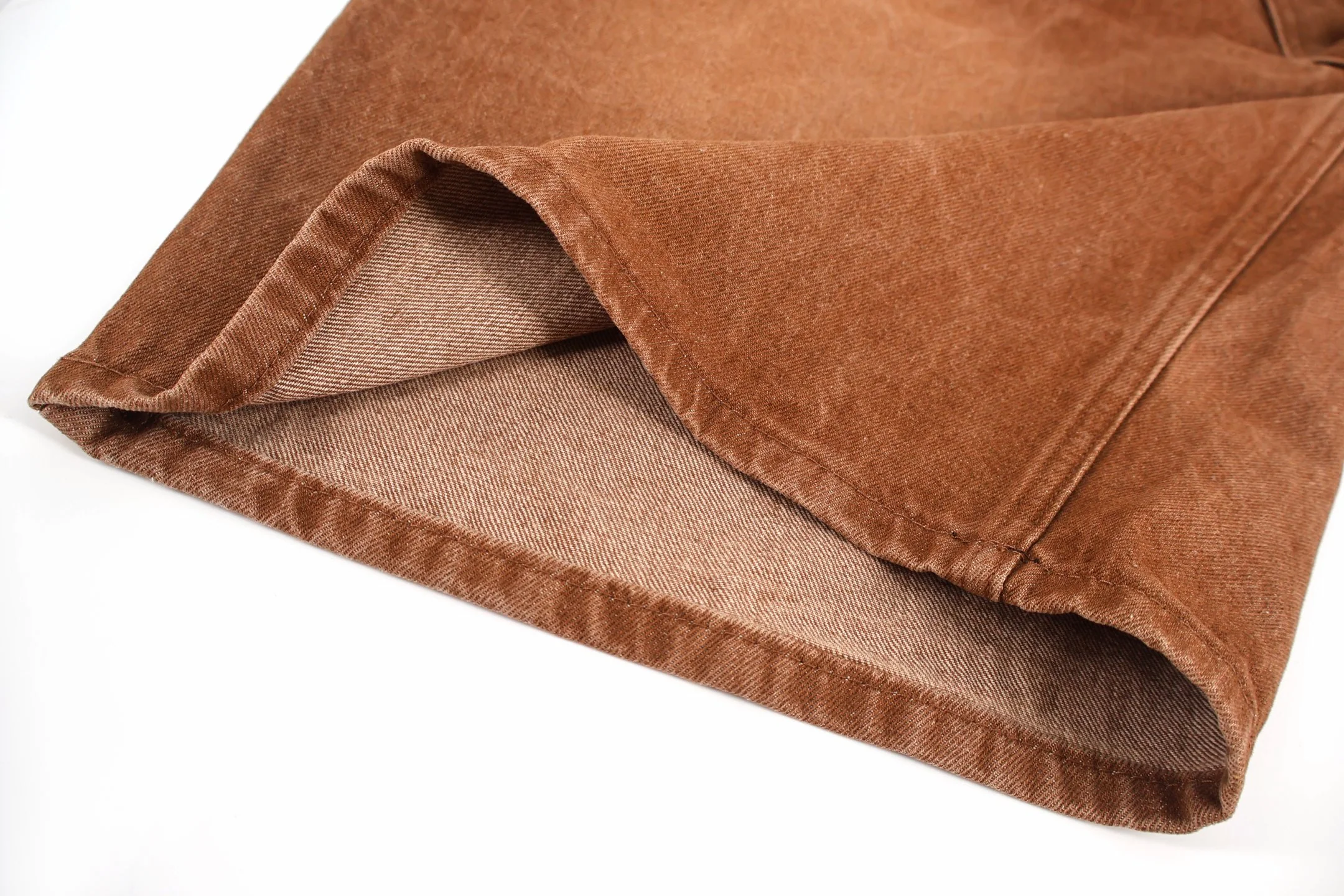 루이비통 와이드 레그 데님 남성 반바지 상세 이미지 6