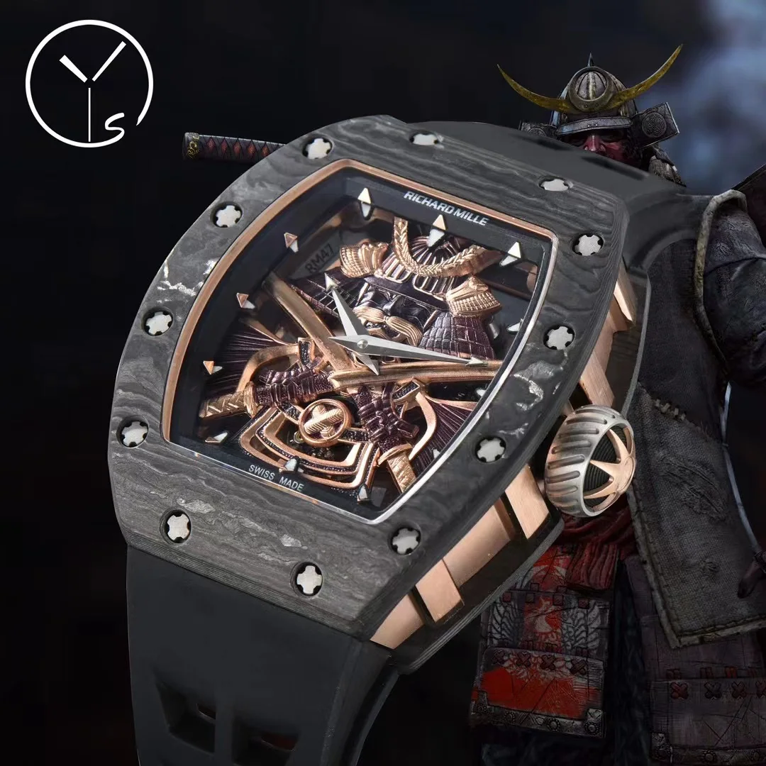 리차드밀 RM 47 블랙 그레이 투르비용 세라믹 남성 시계 레플리카 44996 Richard Mille 상세 이미지 6