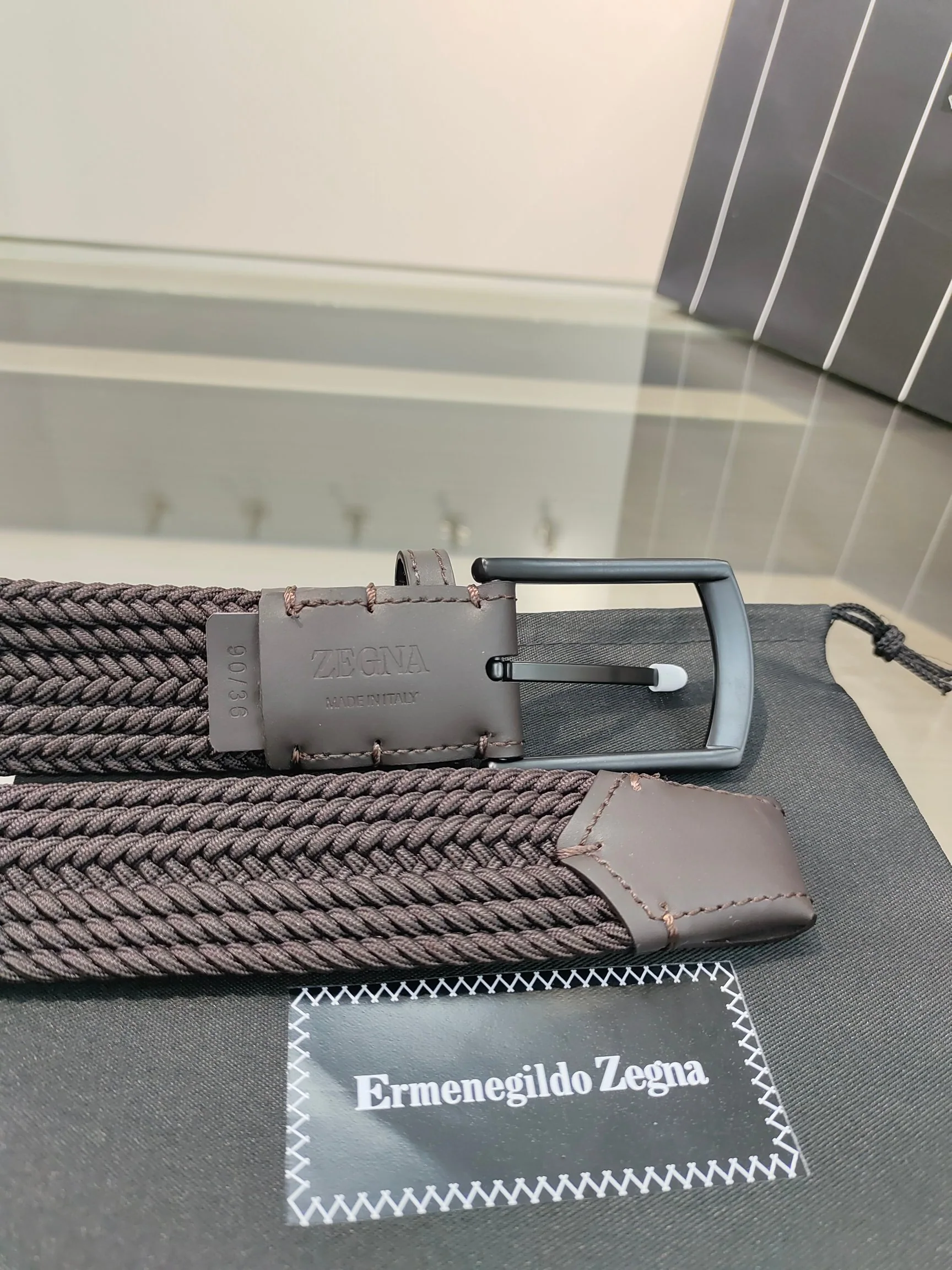 제냐 벨트 59253 Zegna Belt 상세 이미지 5