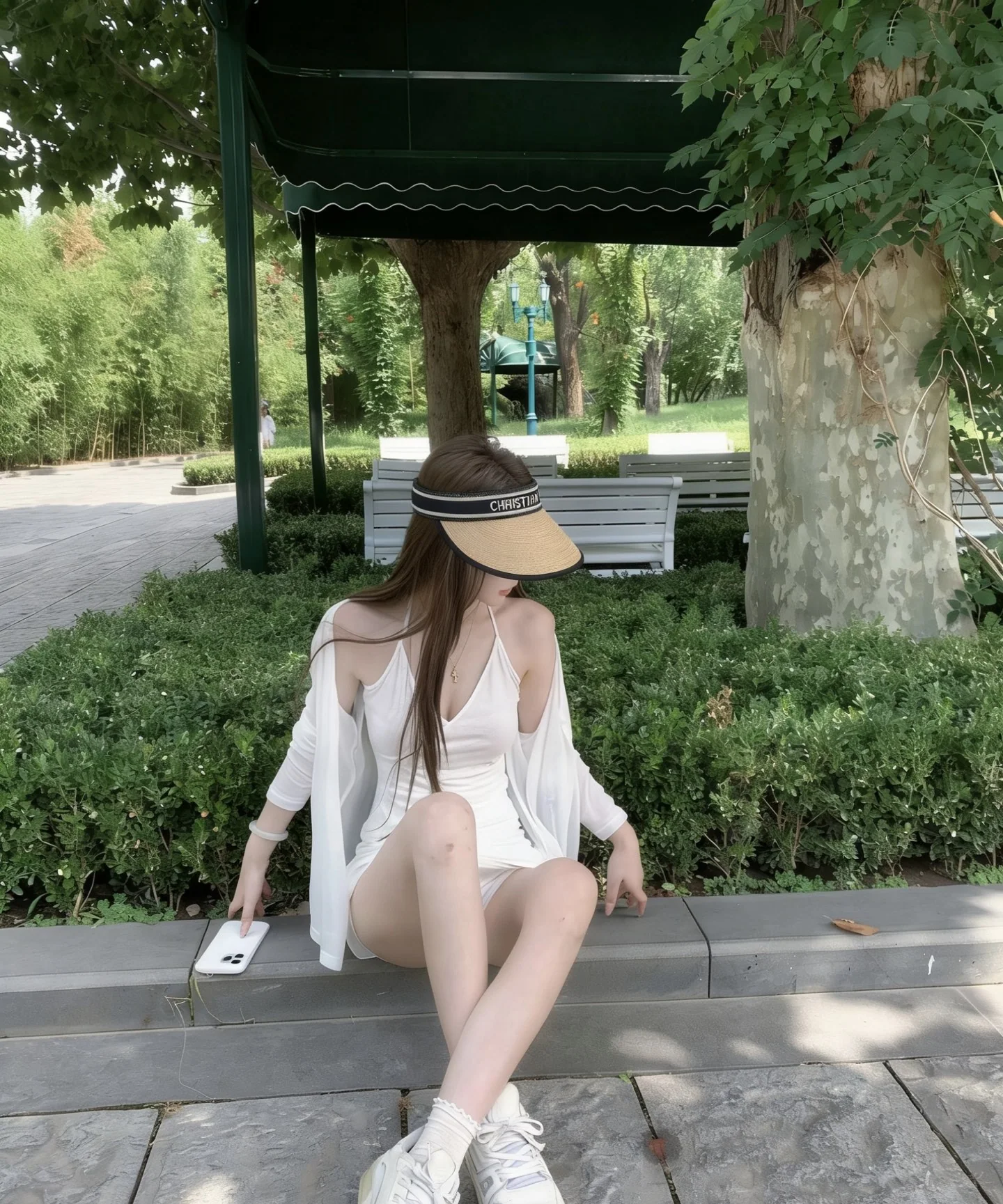 디올 바이저 모자 상세 이미지 7