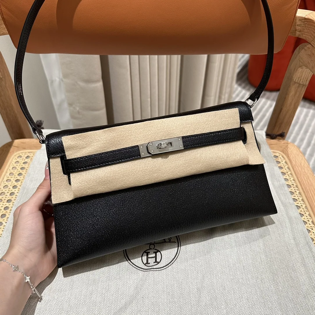 에르메스 켈리 엘란 염소가죽 핸드백 155243
