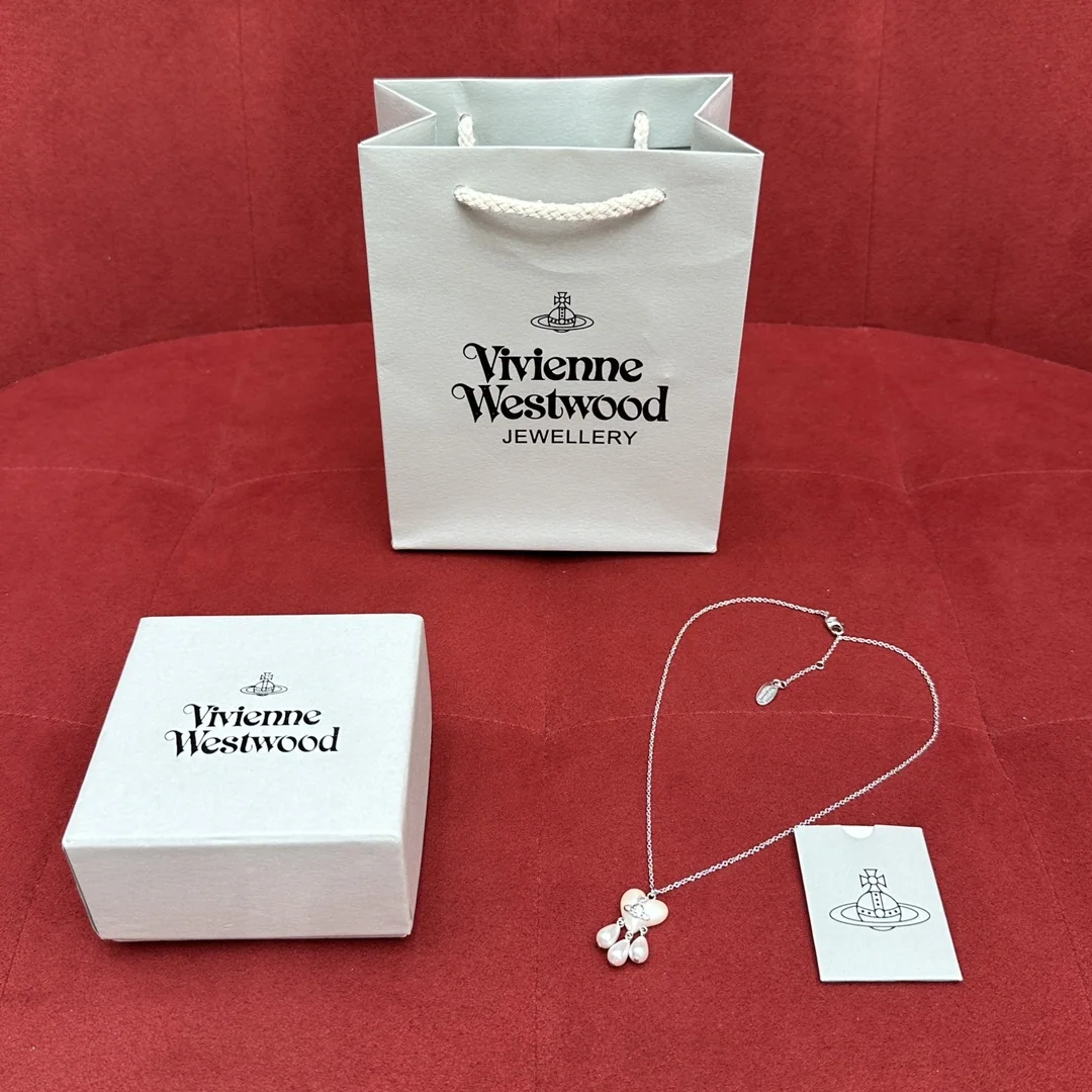 비비안웨스트우드 하트형 진주 펜던트 목걸이 상세 이미지 9