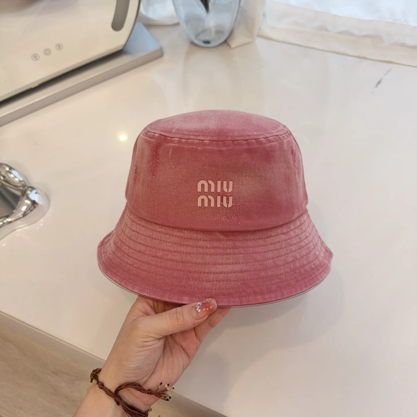 미우미우 모자 80897 Miu Miu Cap 상세 이미지 2