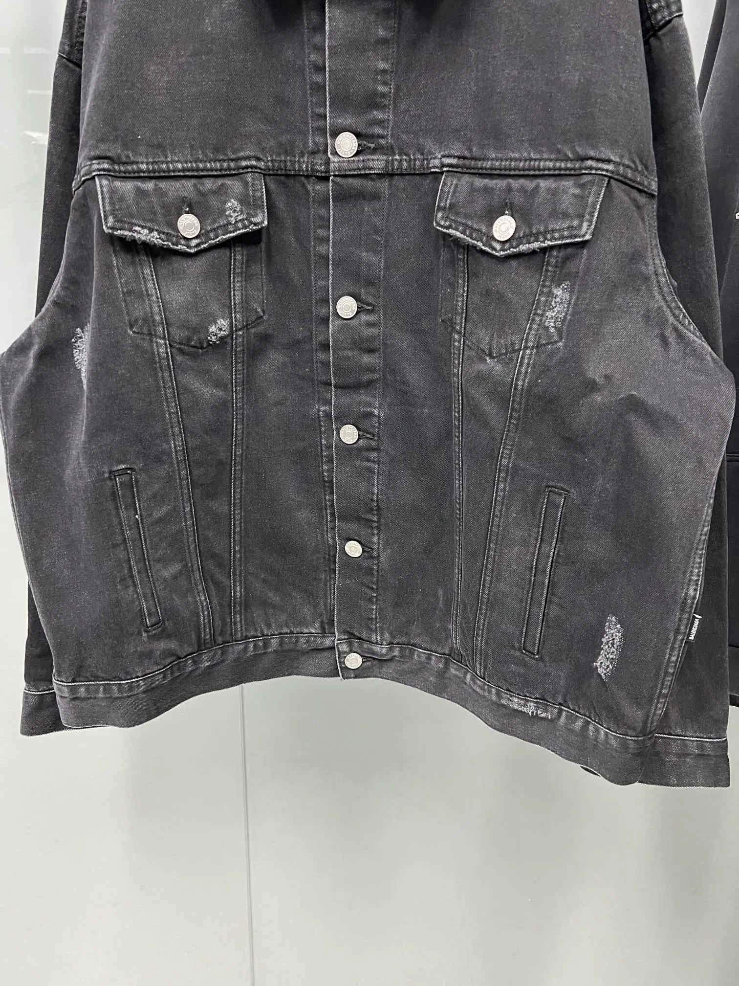 발렌시아가 그래피티 데님 남성 자켓 상세 이미지 6