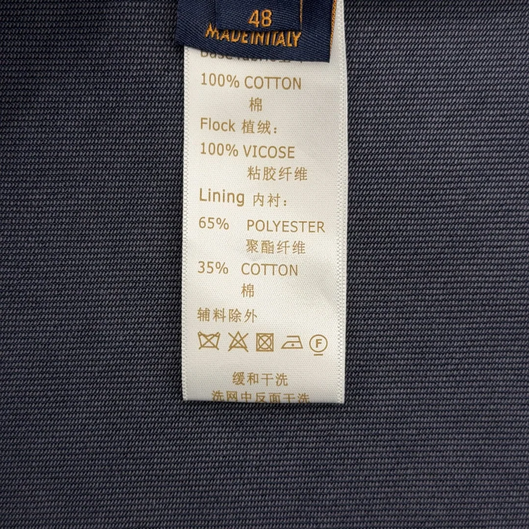 루이비통 플로키 가공 모노그램 데님 자켓 상세 이미지 9