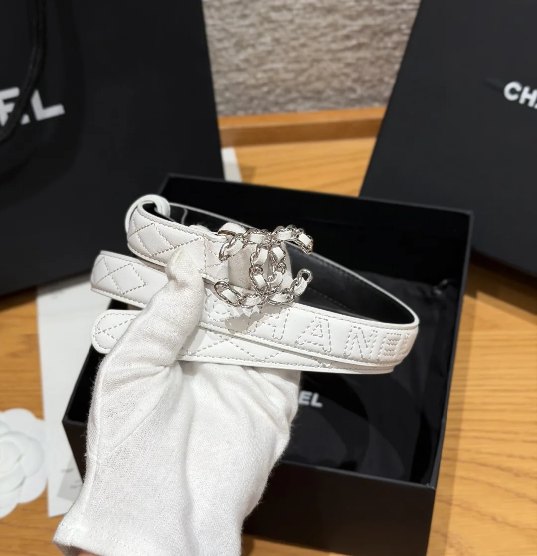 샤넬 퀼팅 램스킨 20mm 벨트 상세 이미지 2