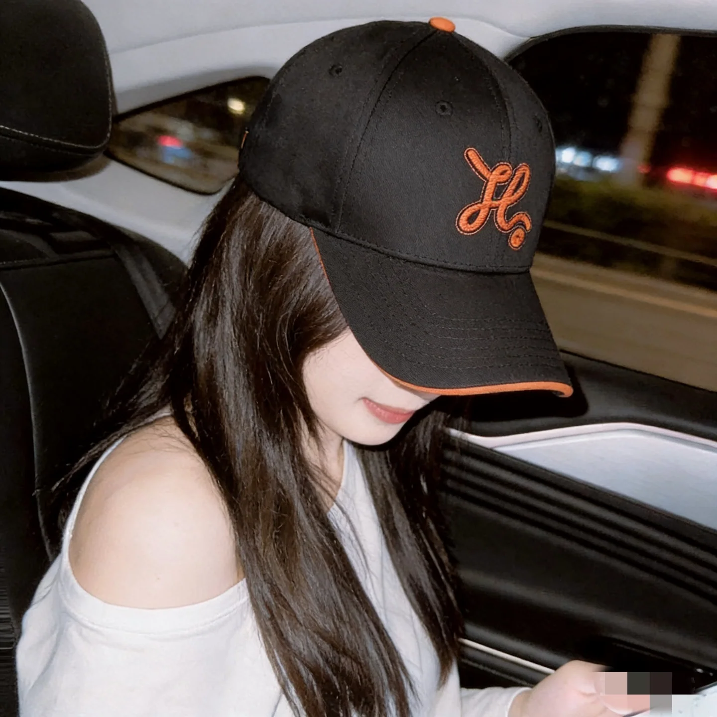 에르메스 컬러 블록 H 디자인 캡 상세 이미지 1