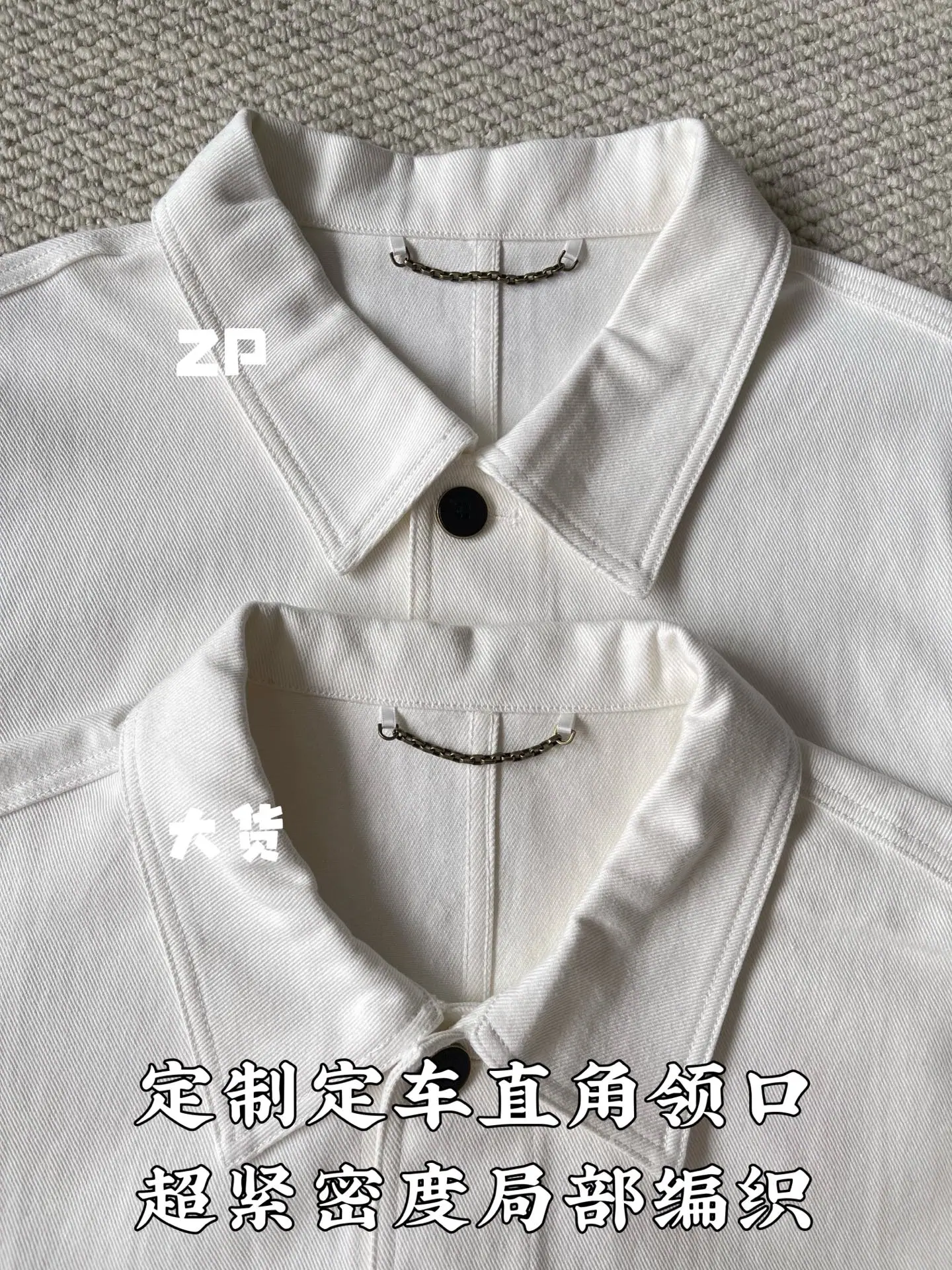 루이비통 LV 심볼 프린트 코튼 긴팔 재킷 상세 이미지 4