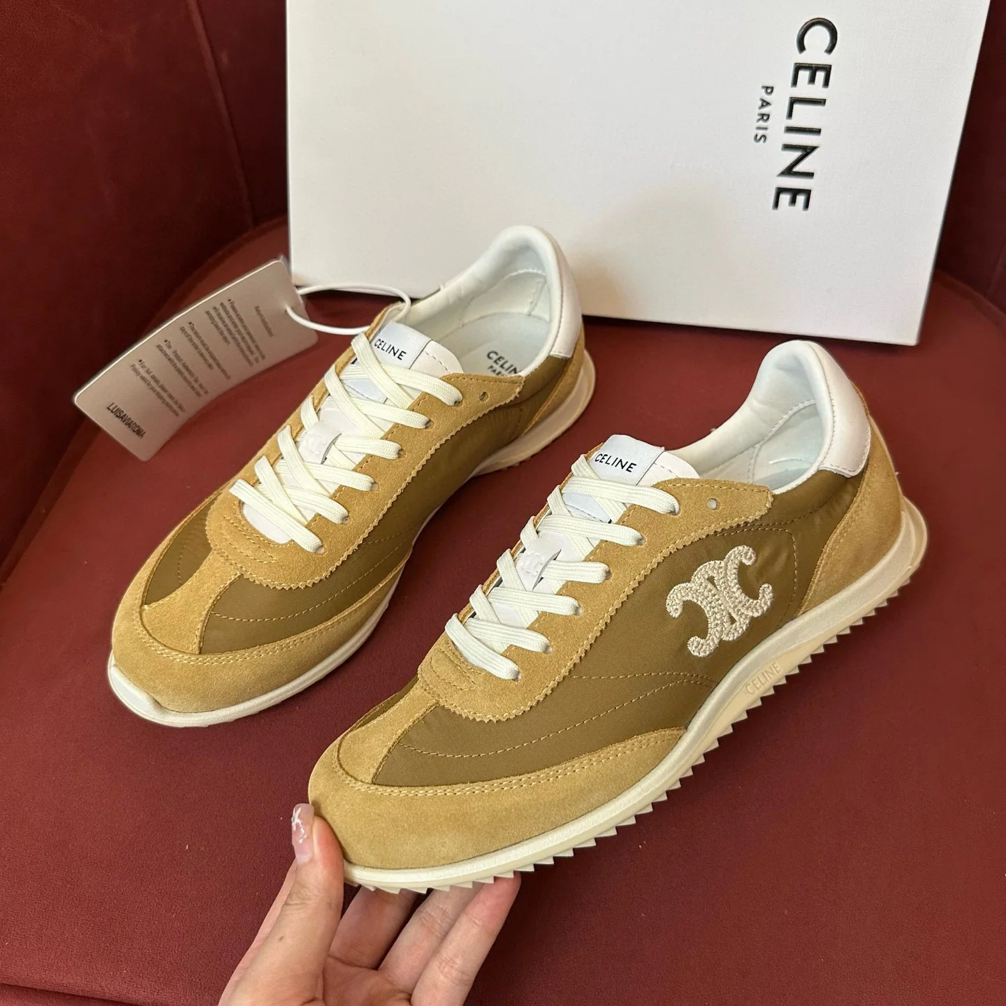 셀린느 스니커즈 캔버스 CR-03 엠보싱 상세 이미지 2