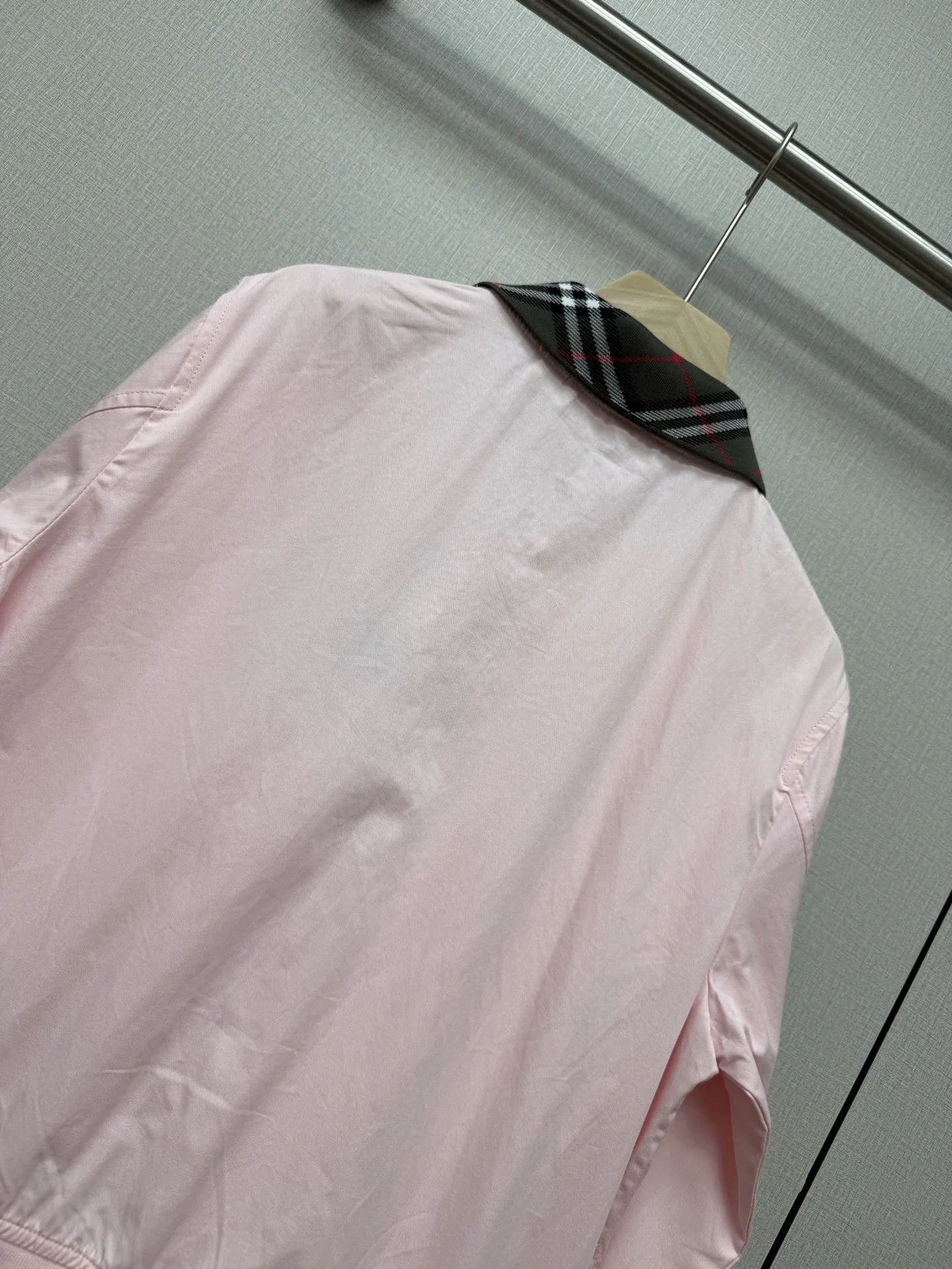 버버리 체크 라펠 하링턴 숏 자켓 상세 이미지 7