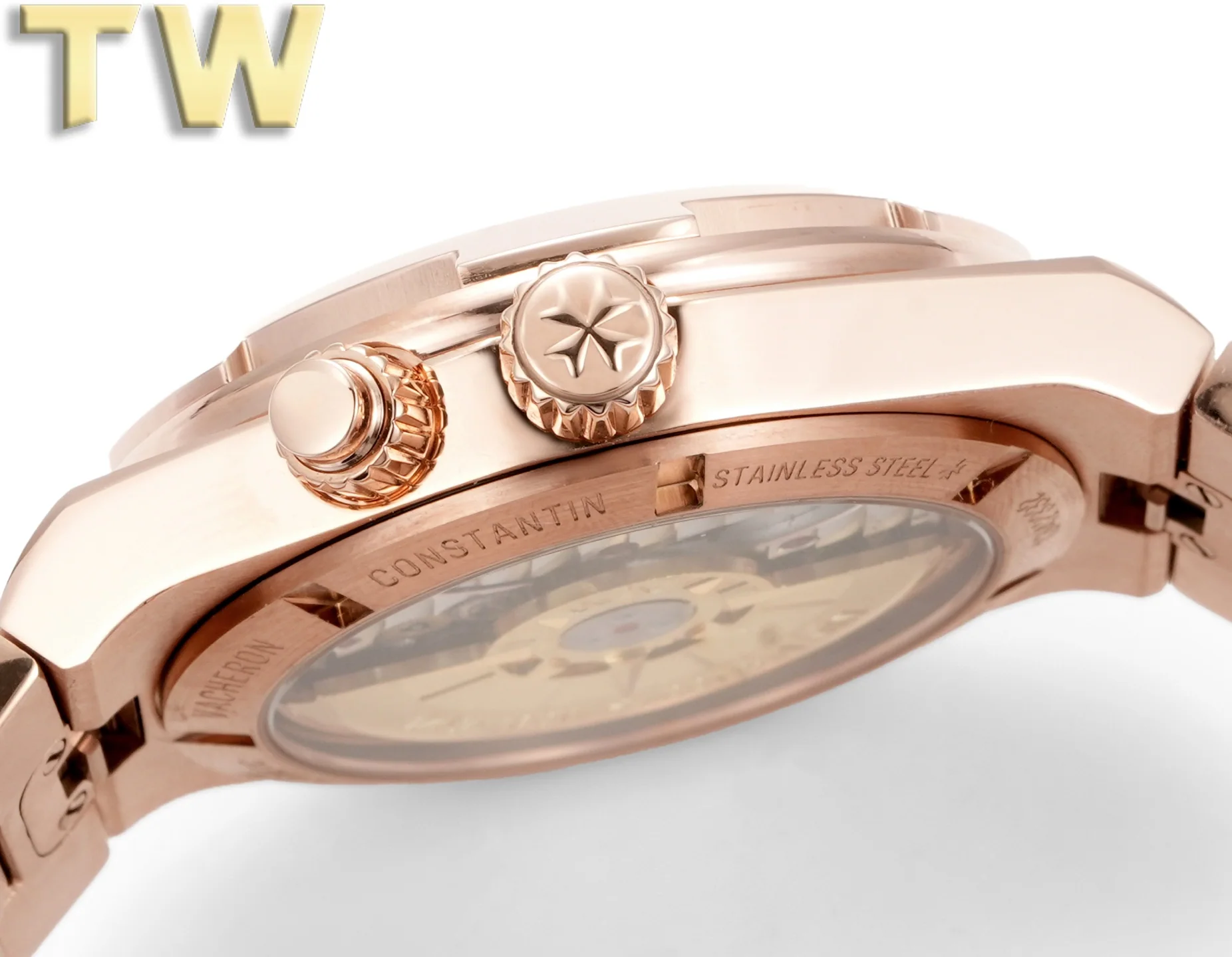 바쉐론콘스탄틴 바쉐론 콘스탄틴 오버시즈 7900 V 스틸 자동 TW 공장 레플리카 43633 Vacheron Constantin 상세 이미지 7
