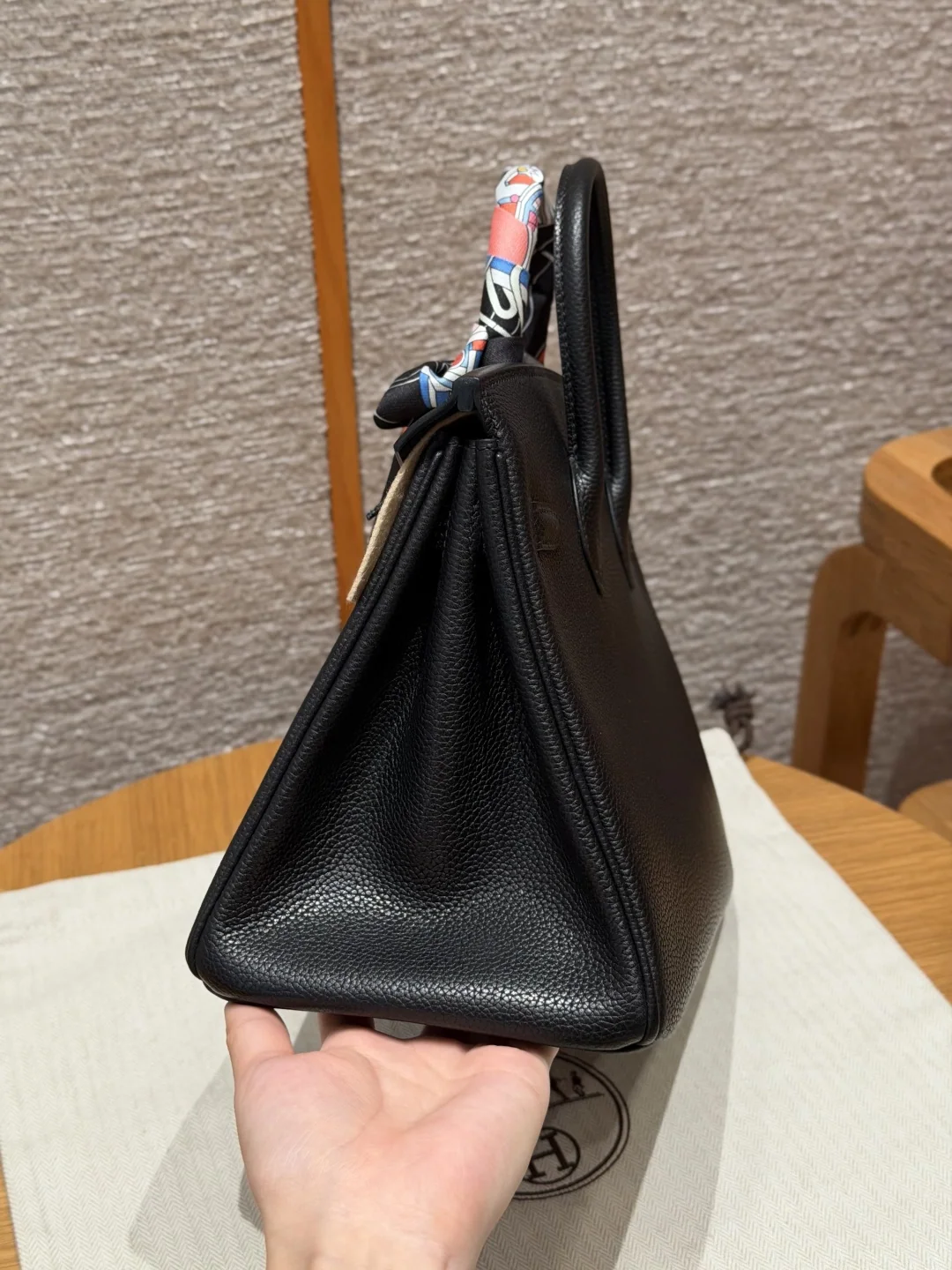에르메스 버킨 25 토고 가죽 가방 상세 이미지 4