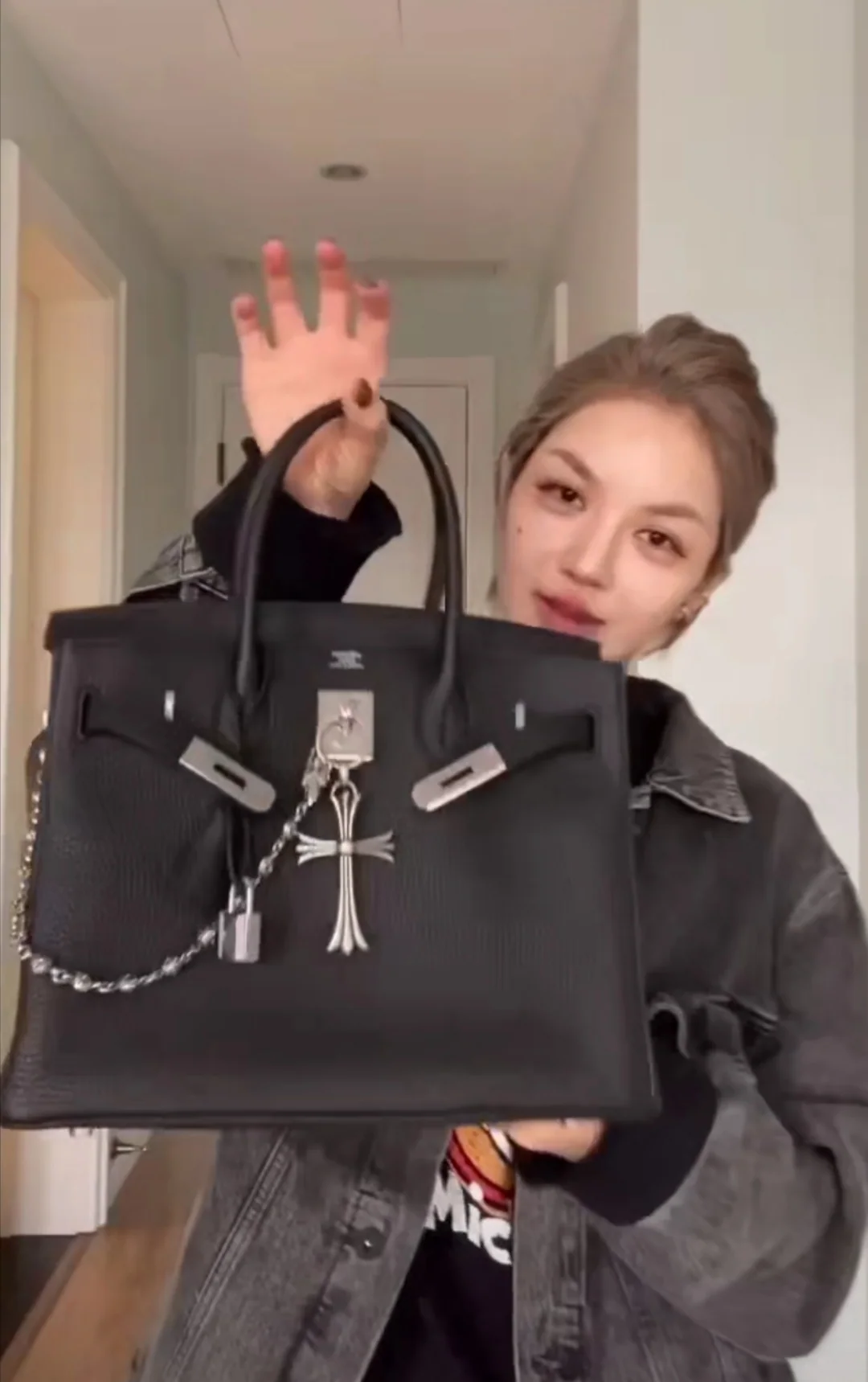 크롬하츠 크로스&소드 키링 상세 이미지 6