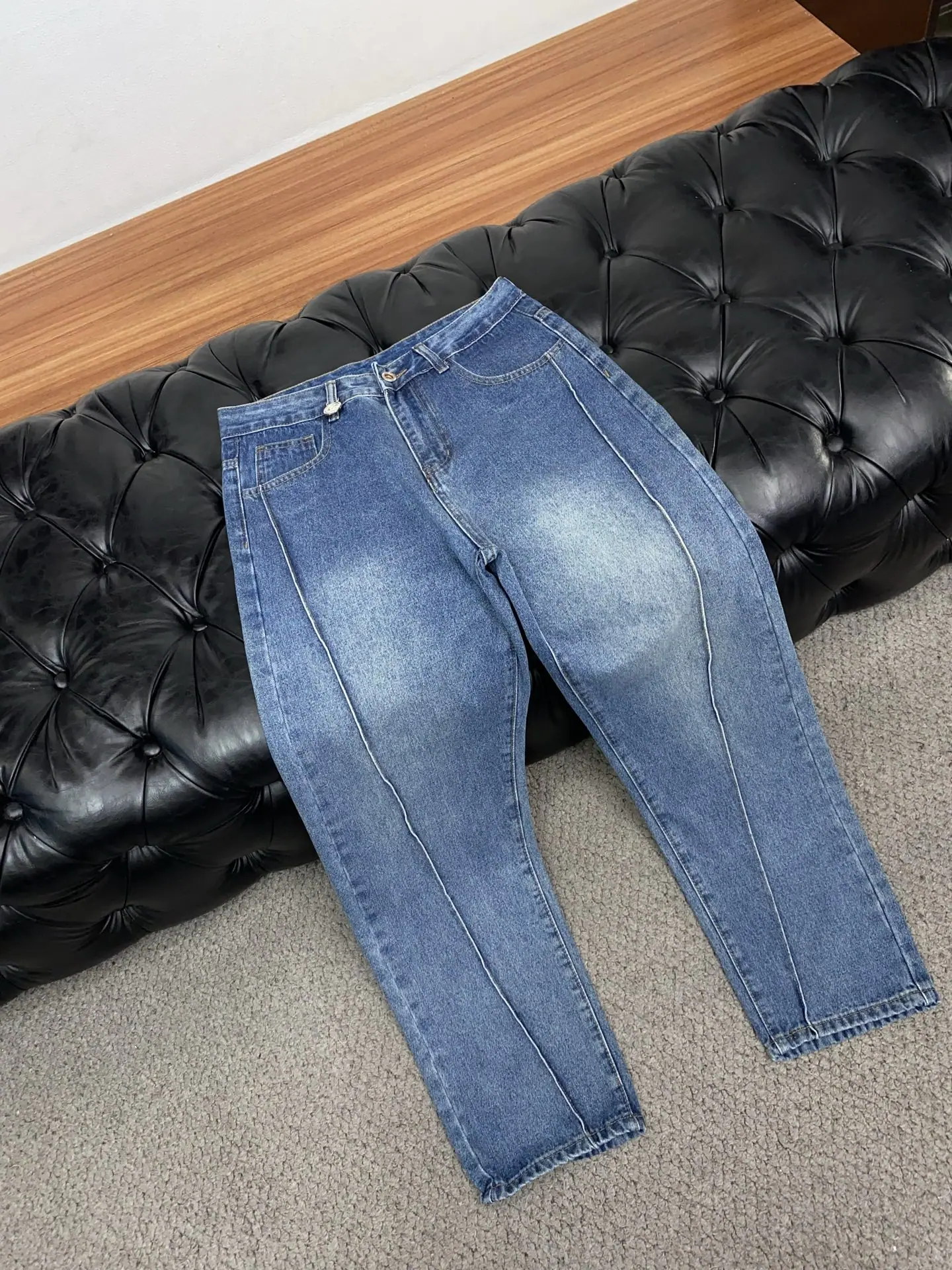 구찌 남성 스트레이트 데님 바지 상세 이미지 6