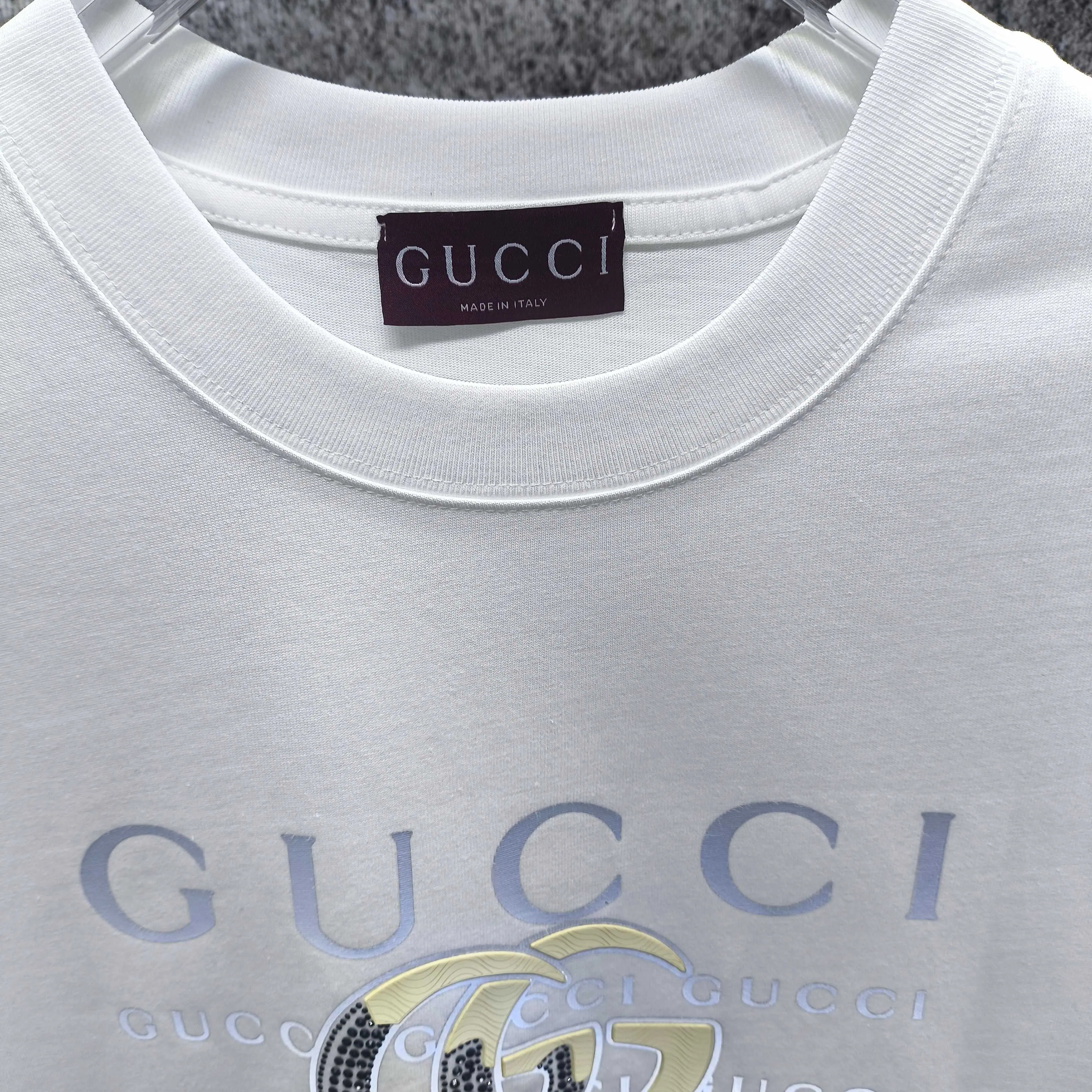 구찌 루즈핏 남성 반팔 티셔츠 상세 이미지 5