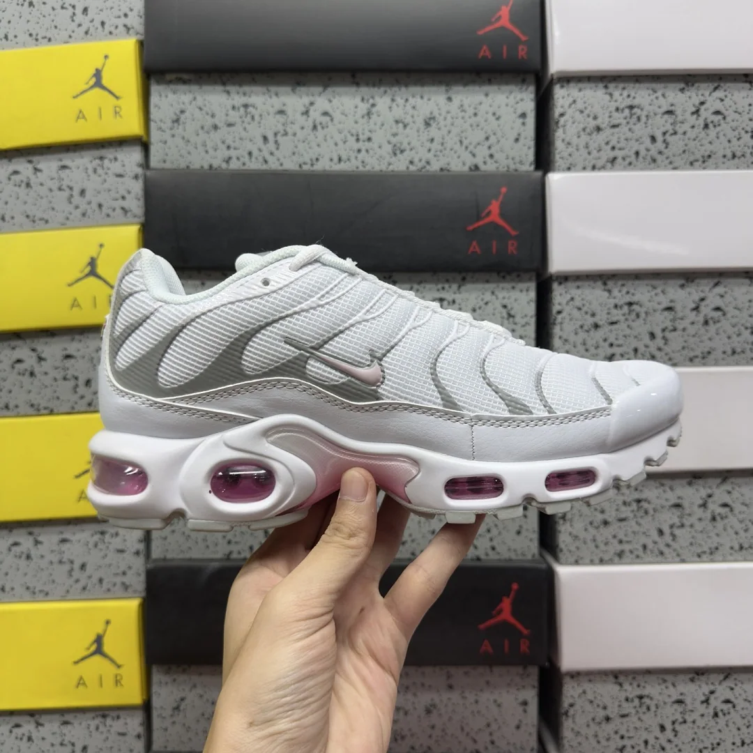 나이키 [BD] 에어 맥스 플러스 HF0107-100 201904 Nike Air Max Plus Summit White Pink Rise 상세 이미지 7