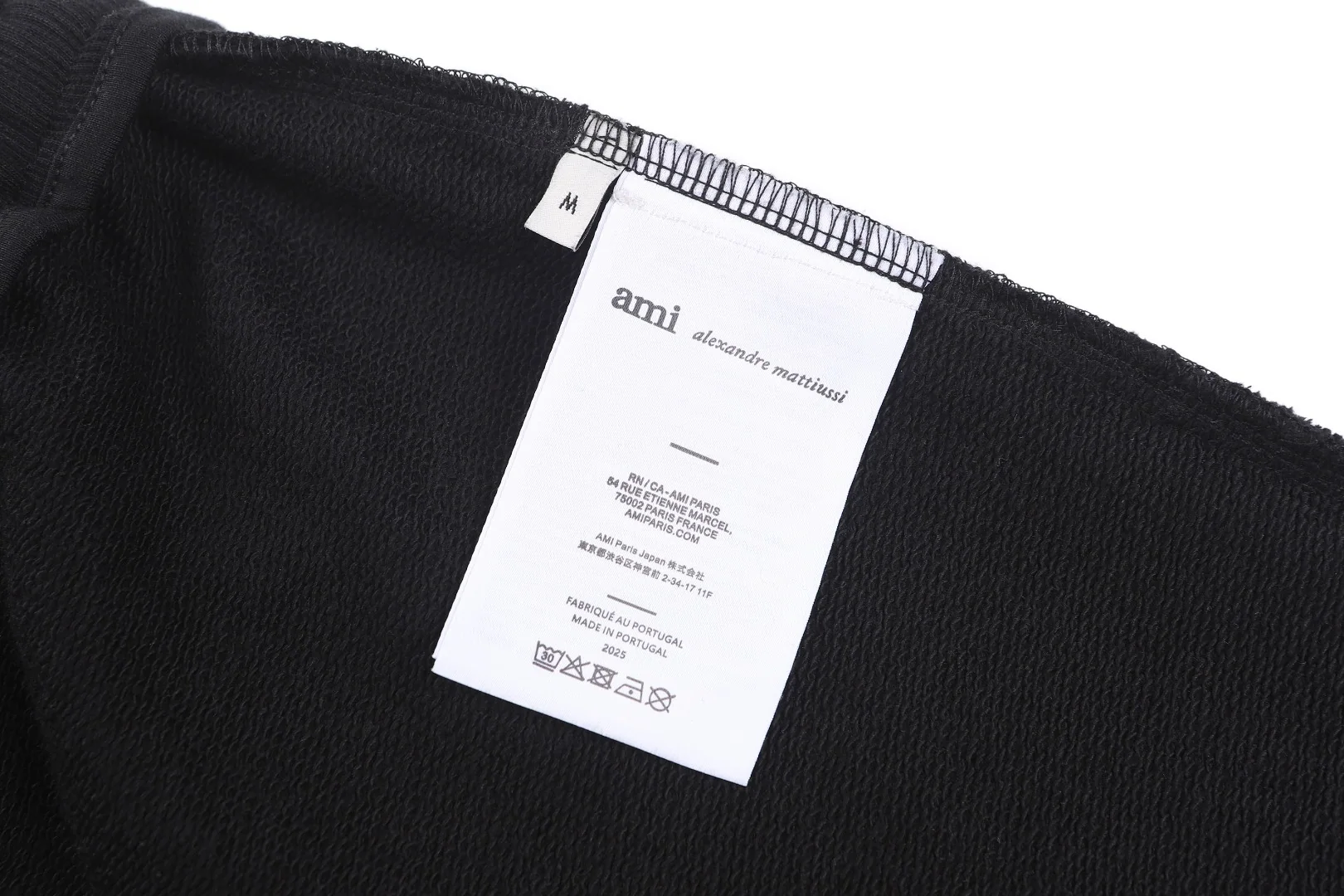아미 컬러 블록 자수 반바지 26 SS 상세 이미지 9