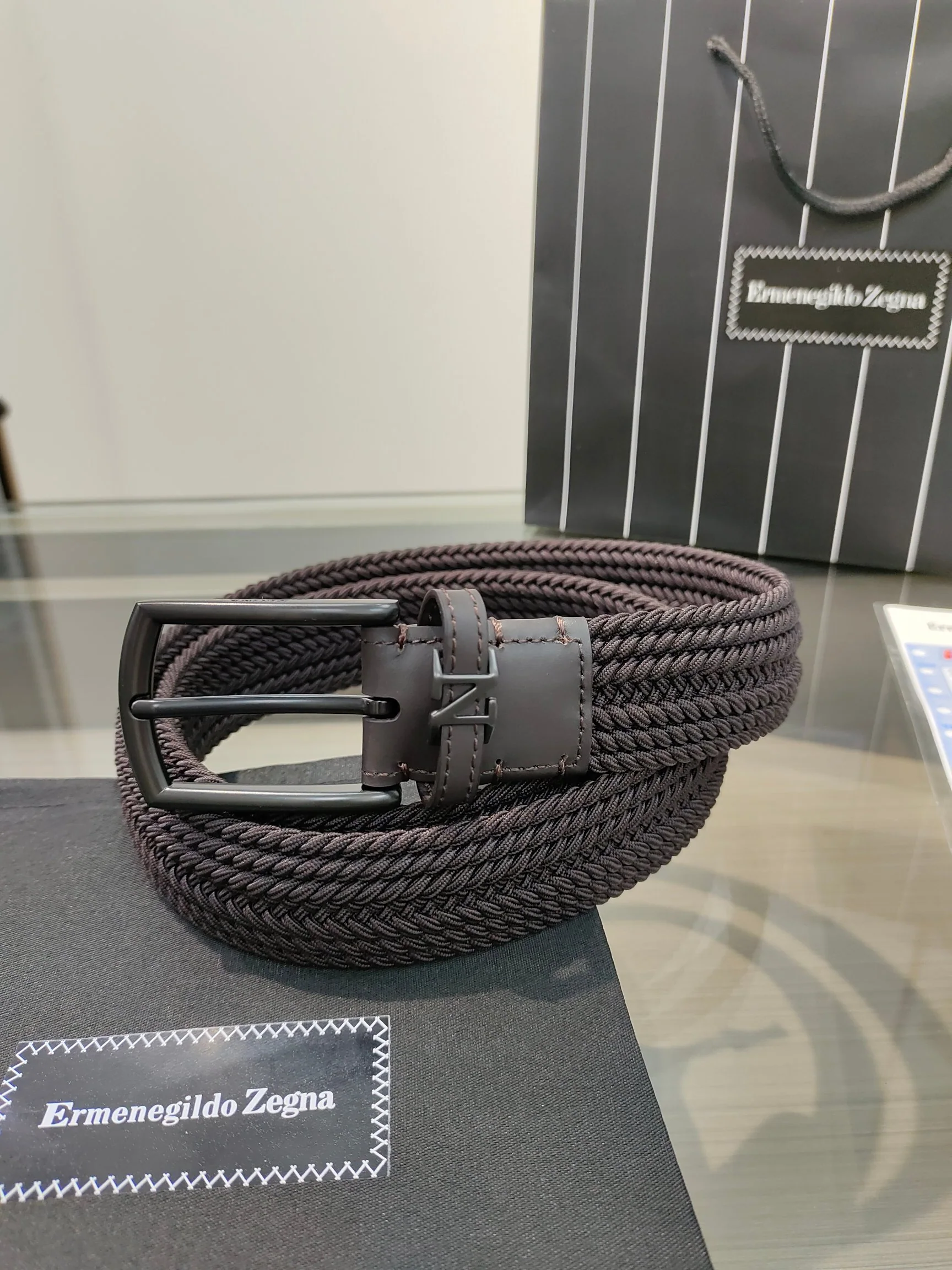 제냐 벨트 59253 Zegna Belt 상세 이미지 1