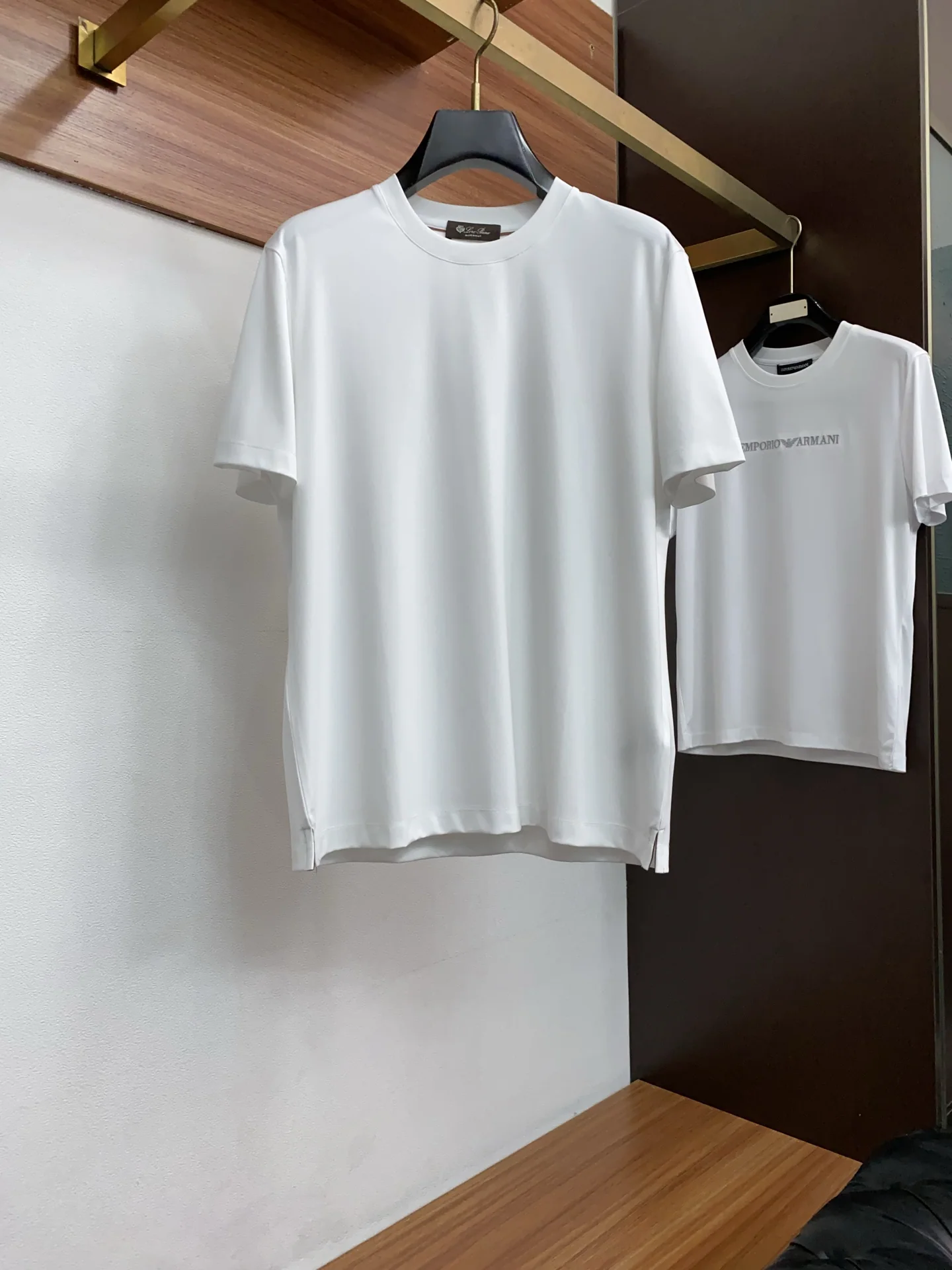 로로피아나 남성 코튼 반팔 티셔츠 26 SS 상세 이미지 1