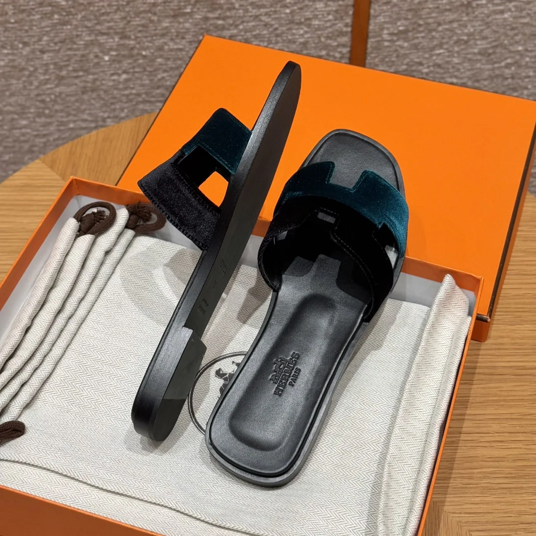 에르메스 오란 스웨이드 슬리퍼 상세 이미지 8