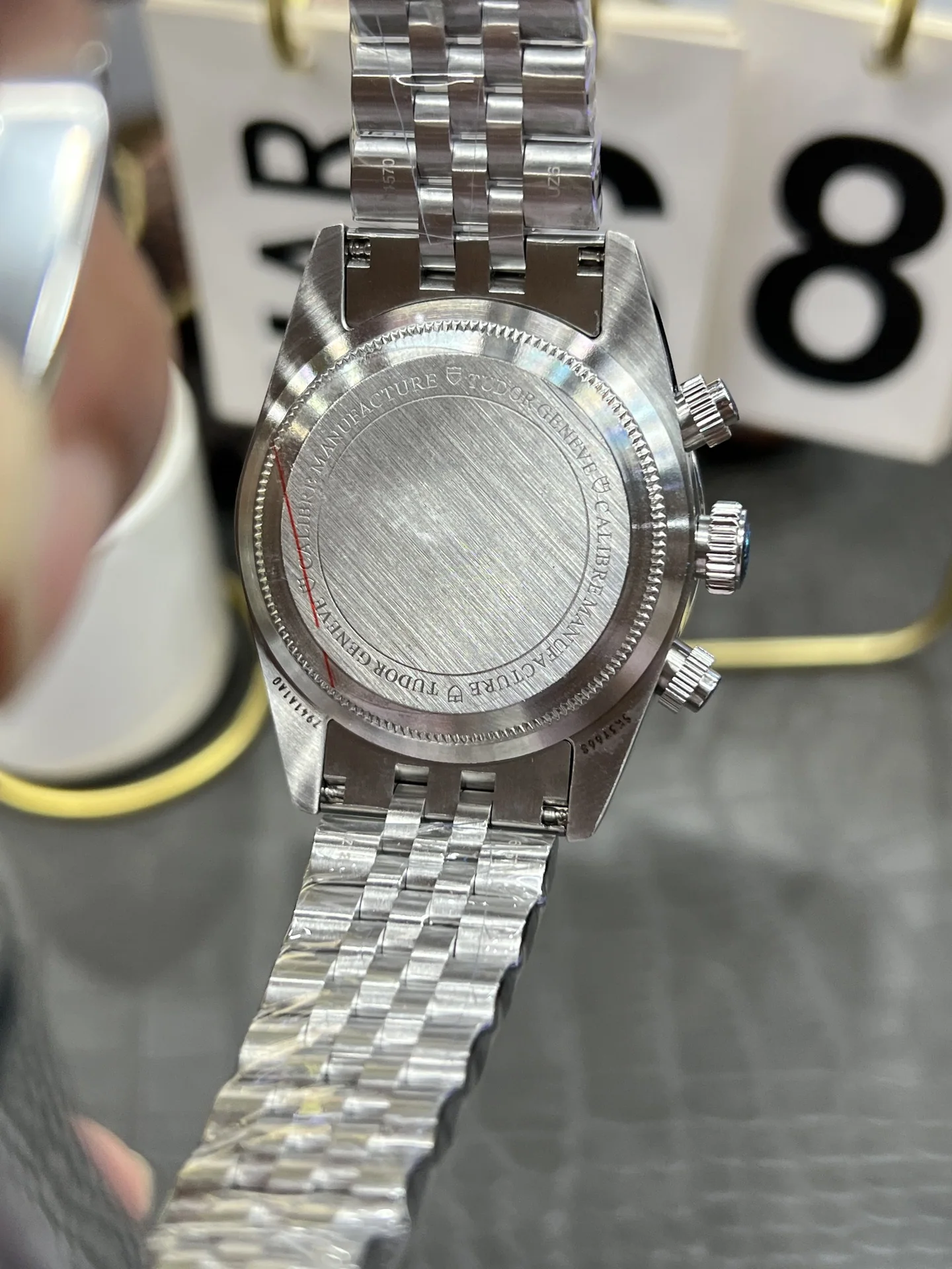 튜더 블랙베이 크로노그래프 딥블루 다이얼 3 T 공장 7750 남성 시계 레플리카 45571 Tudor 상세 이미지 7