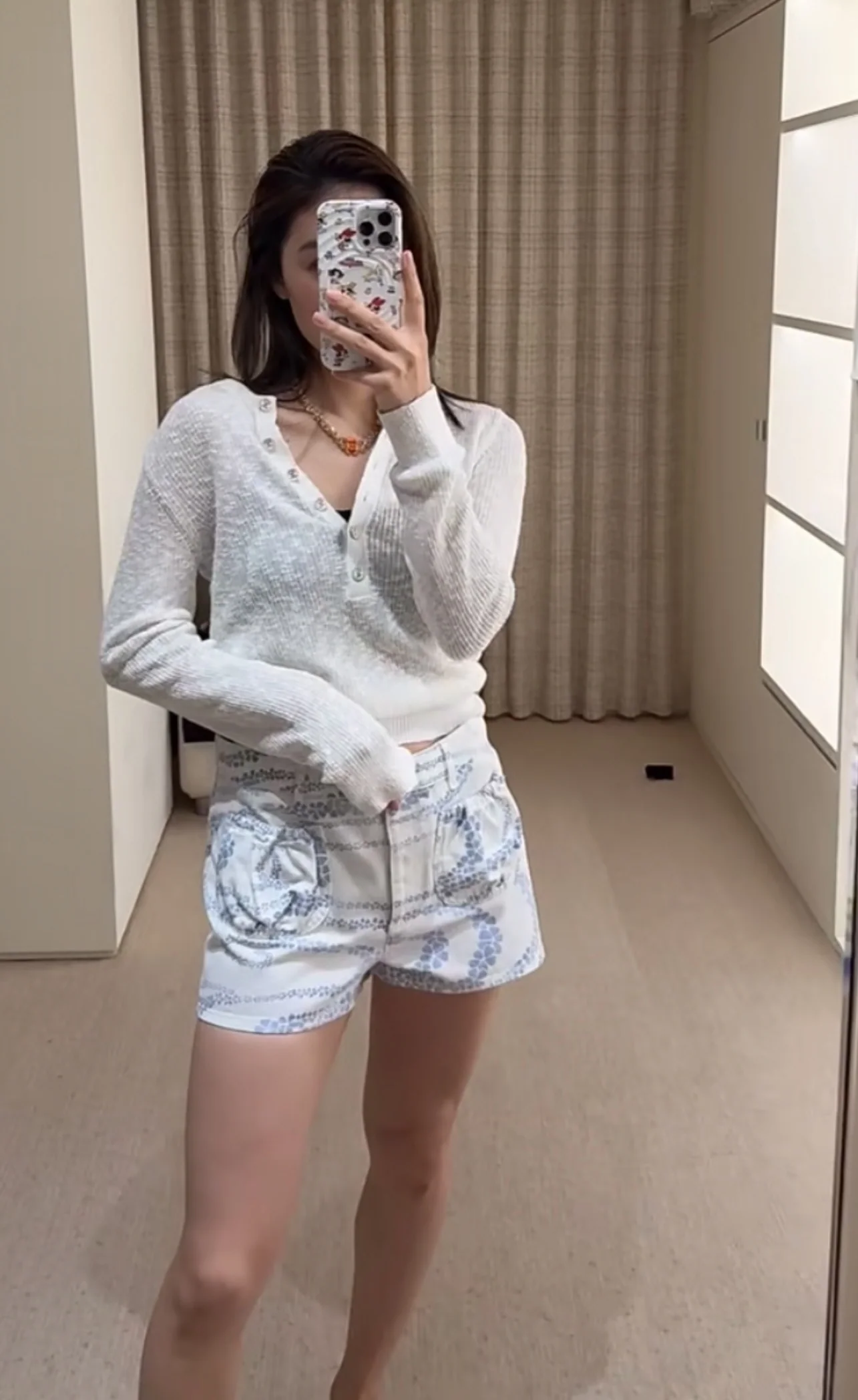 샤넬 코코 비치 데님 여성 바지 25 SS 상세 이미지 2