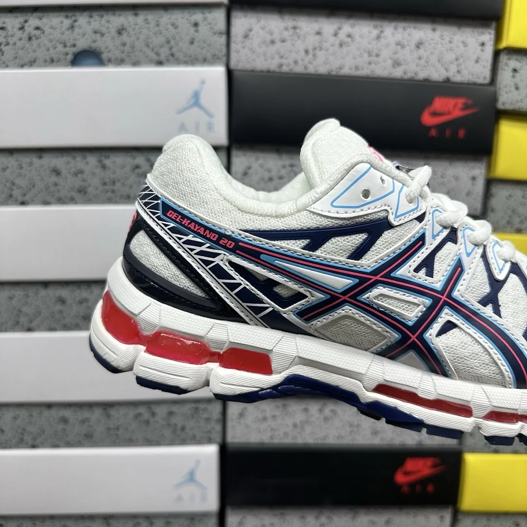 아식스 [KO] 젤 카야노 20 1203A388-101 200435 Asics Gel-Kayano 20 Cream Blue Red 상세 이미지 3