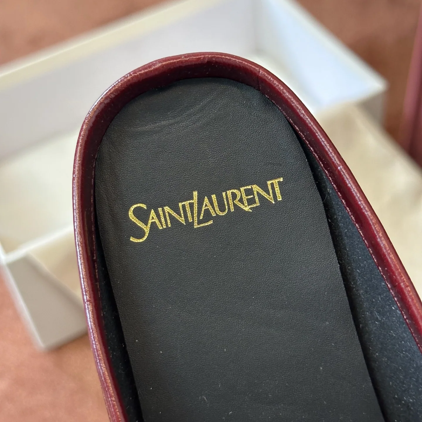 생로랑 YSL 앞코 덮인 뮬 상세 이미지 4