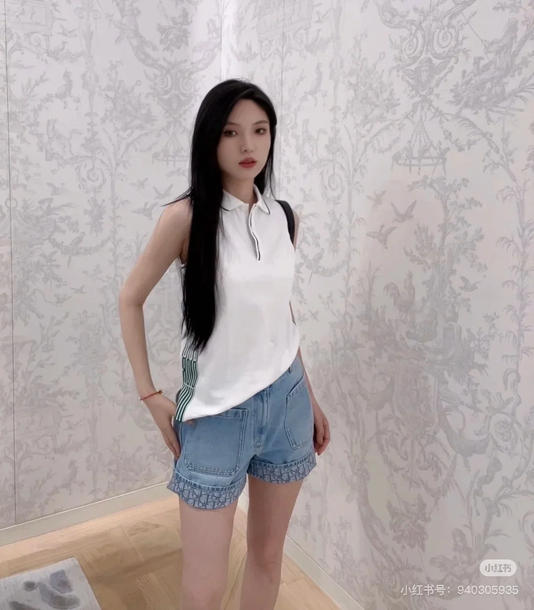디올 크로셰 팬츠 세트 상세 이미지 4