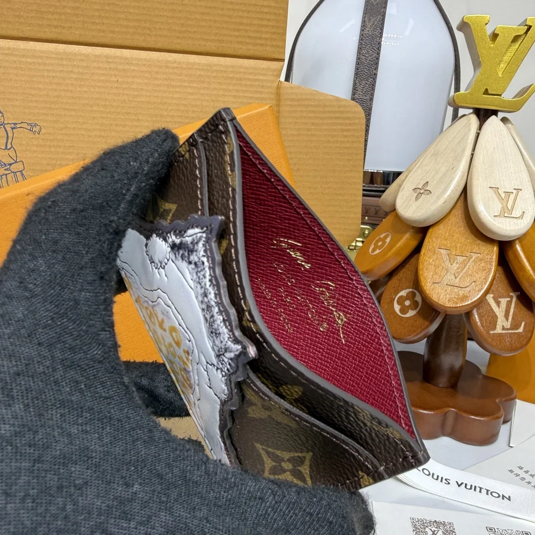 루이비통 모노그램 캔버스 카드 홀더 지갑 상세 이미지 8
