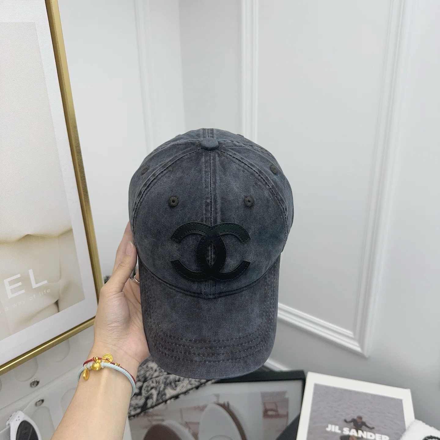 샤넬 레트로 가을겨울 컬러 모자 상세 이미지 1