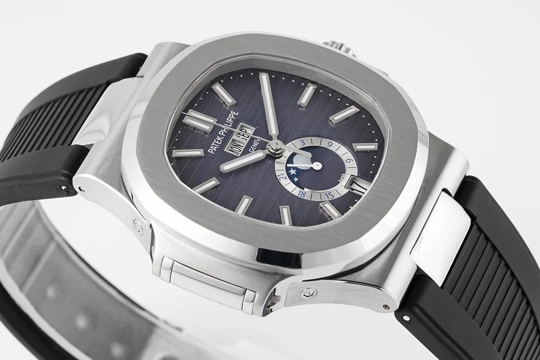 파텍필립 노틸러스 5726 애뉴얼 캘린더 러버스트랩 스틸 PPF 공장 레플리카 44074 Patek Philippe 상세 이미지 3